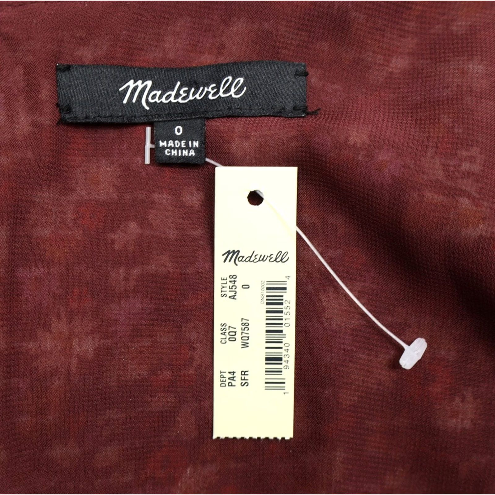 Madewell Madewell Women's Crossover Midi Dress Clipdot Spring Prairie Sz 0 NEW Size XS / US 0-2 / IT 36-38 - 5 Thumbnail