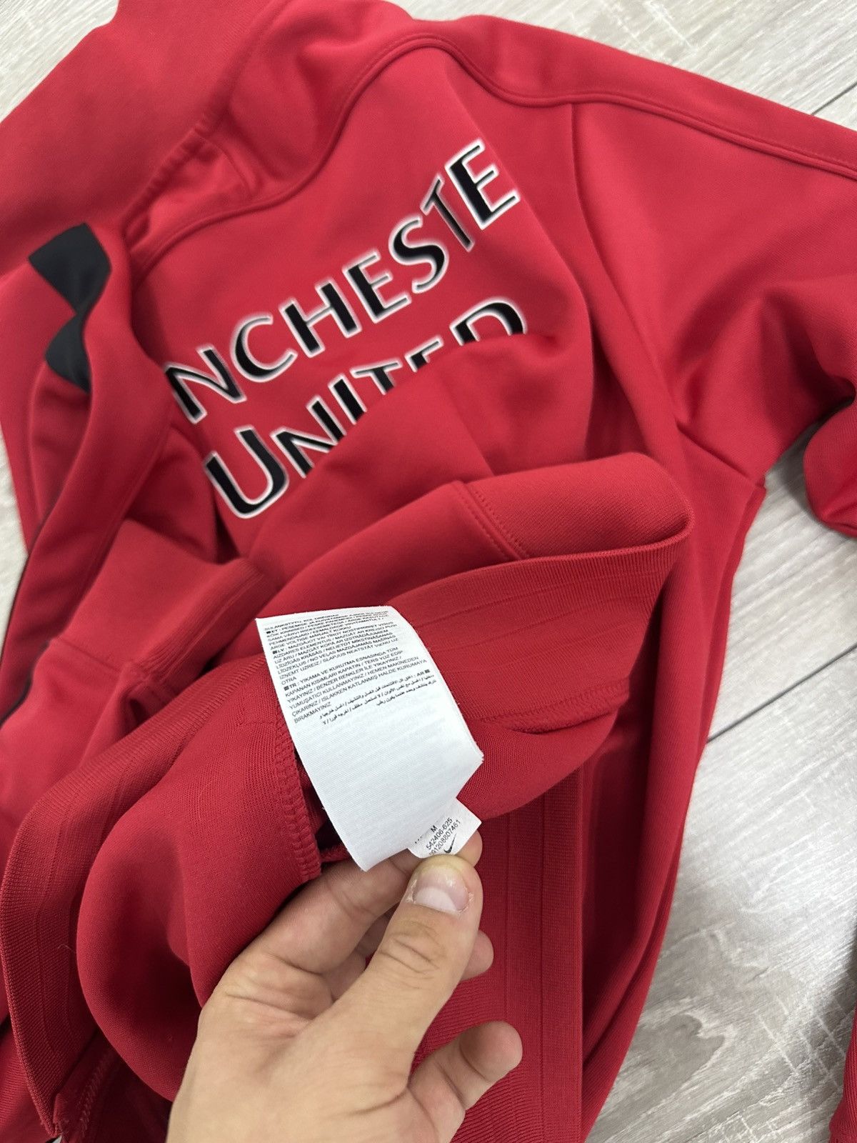 Nike Nike Manchester United Vintage Track Jacket Zip Up Soccer Size US M / EU 48-50 / 2 - 8 Thumbnail