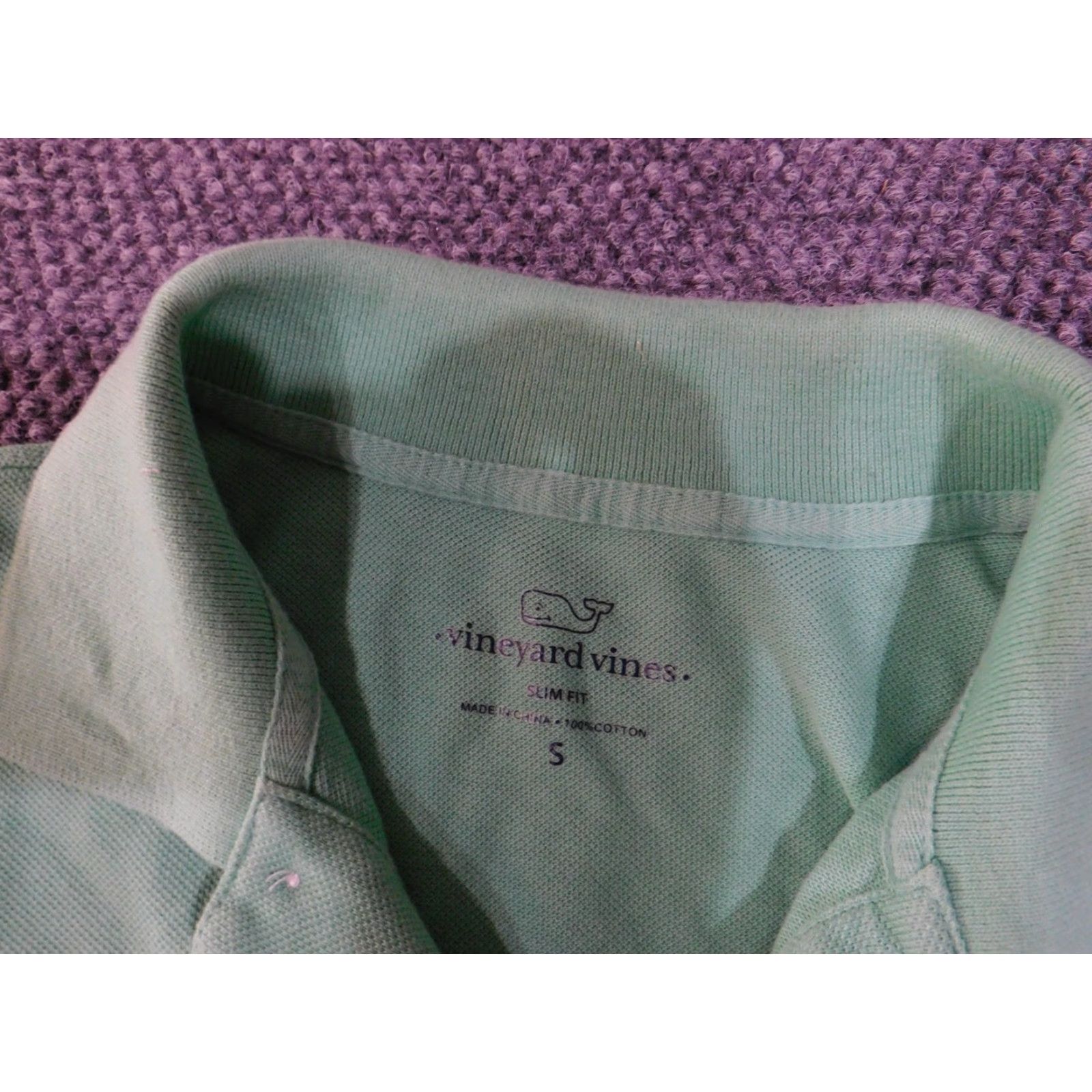 Vineyard Vines Vineyard Vines Polo Shirt Mens S Green Slim Fit Whale Logo Casual Preppy Shirt Size US S / EU 44-46 / 1 - 4 Thumbnail
