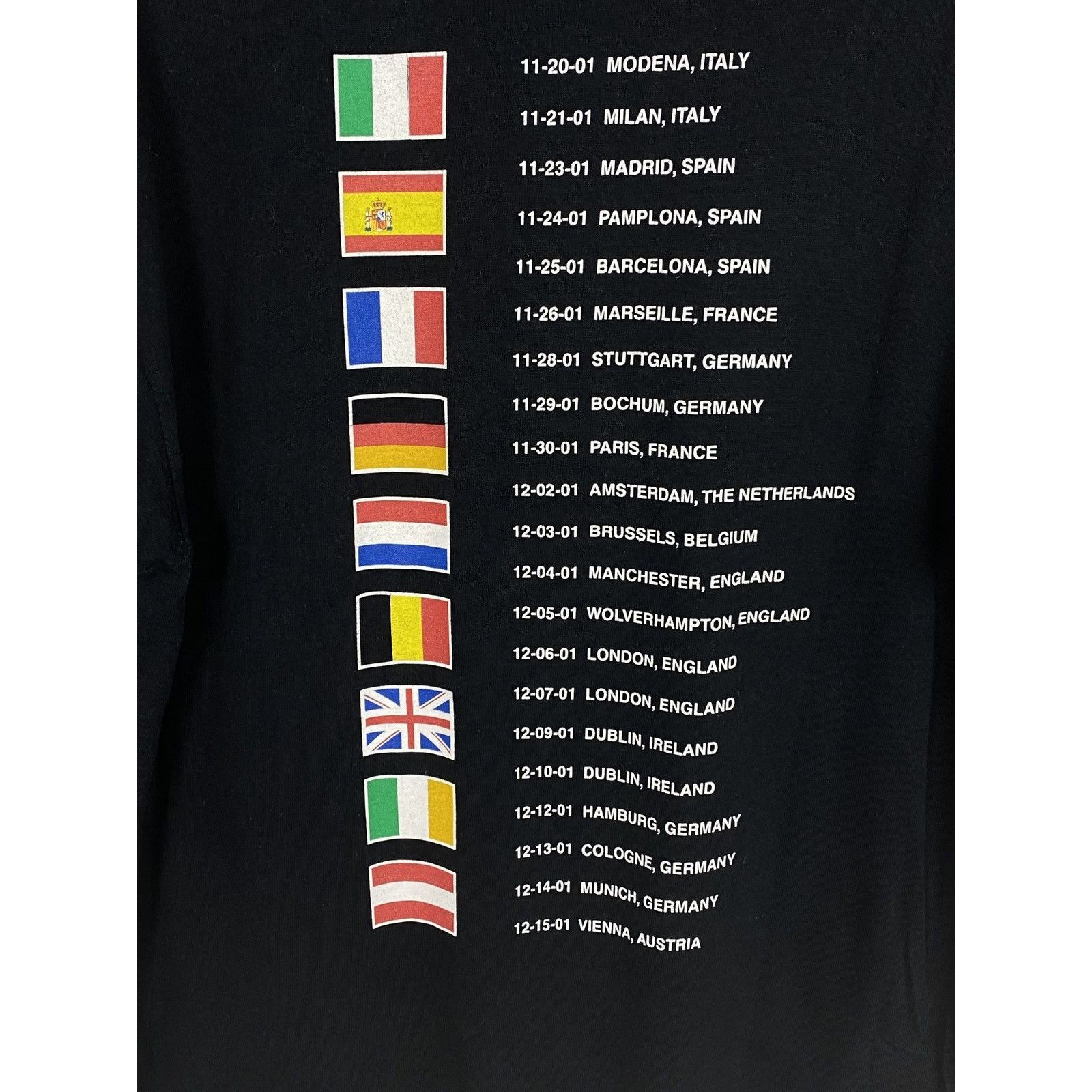 Band Tees 00s Vintage Steve Vai 2001 Alive In An Ultra World Tour Tee Size US L / EU 52-54 / 3 - 4 Thumbnail