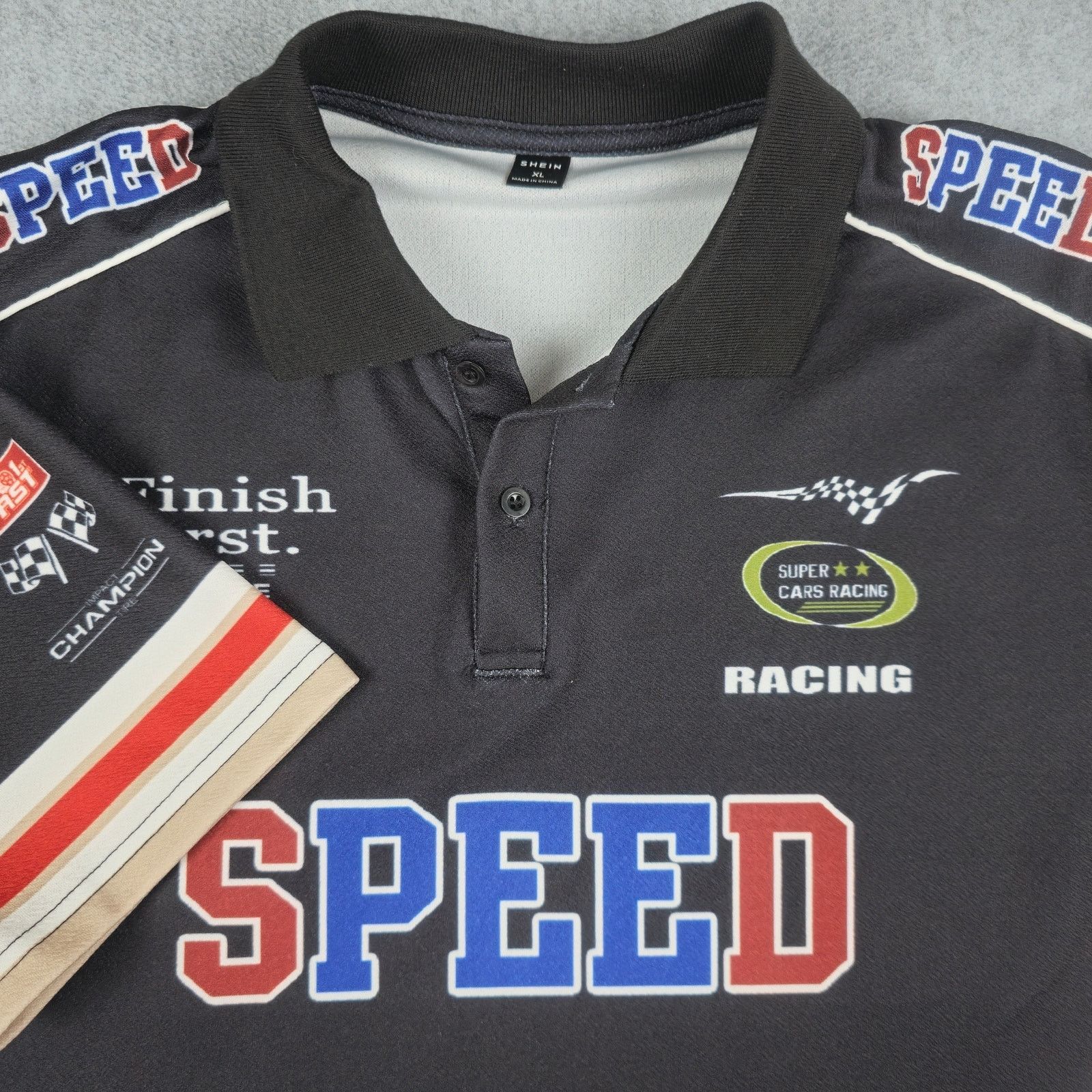 Shein Shein XL Manfinity Racing Polo Shirt SPEED Size US M / EU 48-50 / 2 - 4 Thumbnail
