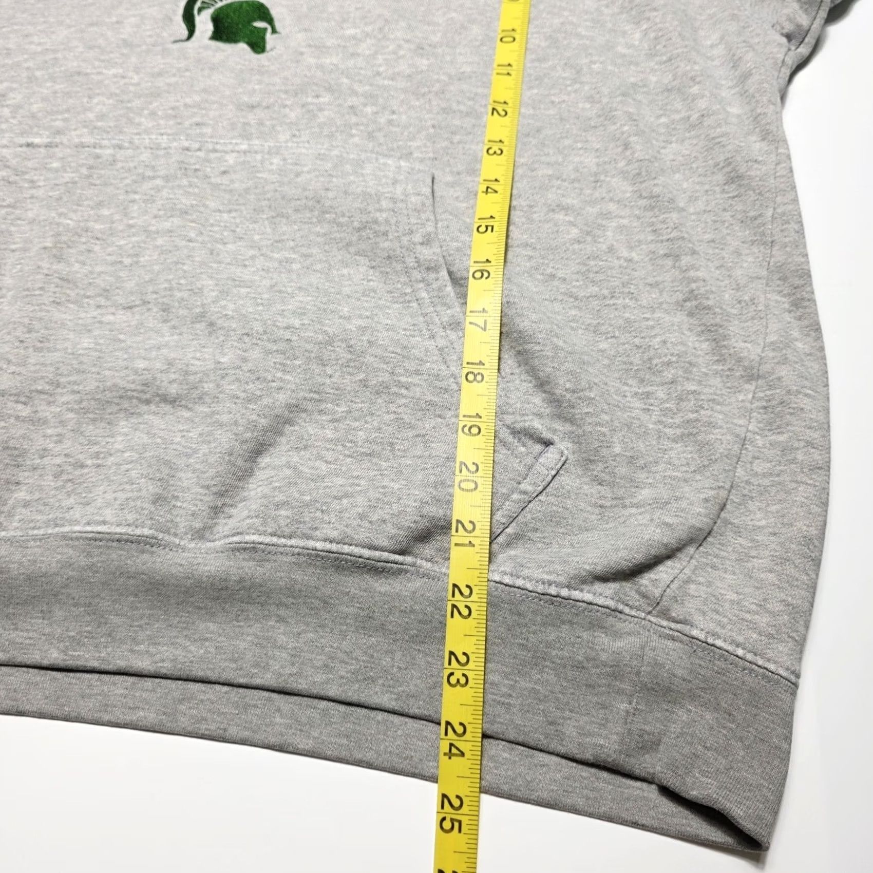 Vintage VINTAGE Michigan State Spartans Sweatshirt Hoodie Pro Edge XL Gray Pullover Hoodie Mens 90s College Sports Logo Graphic Print Pockets Size US XL / EU 56 / 4 - 5 Thumbnail
