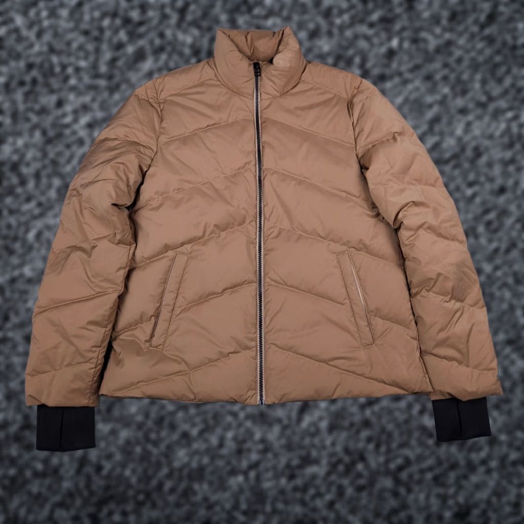 Theory Theory Down Bomber Puffer Jacket Womens Size P Brown Full Zip City Poly Jacket Women Regular Size PP Long Sleeve Zip Size XXS / US 00 / IT 34 - 1 Thumbnail