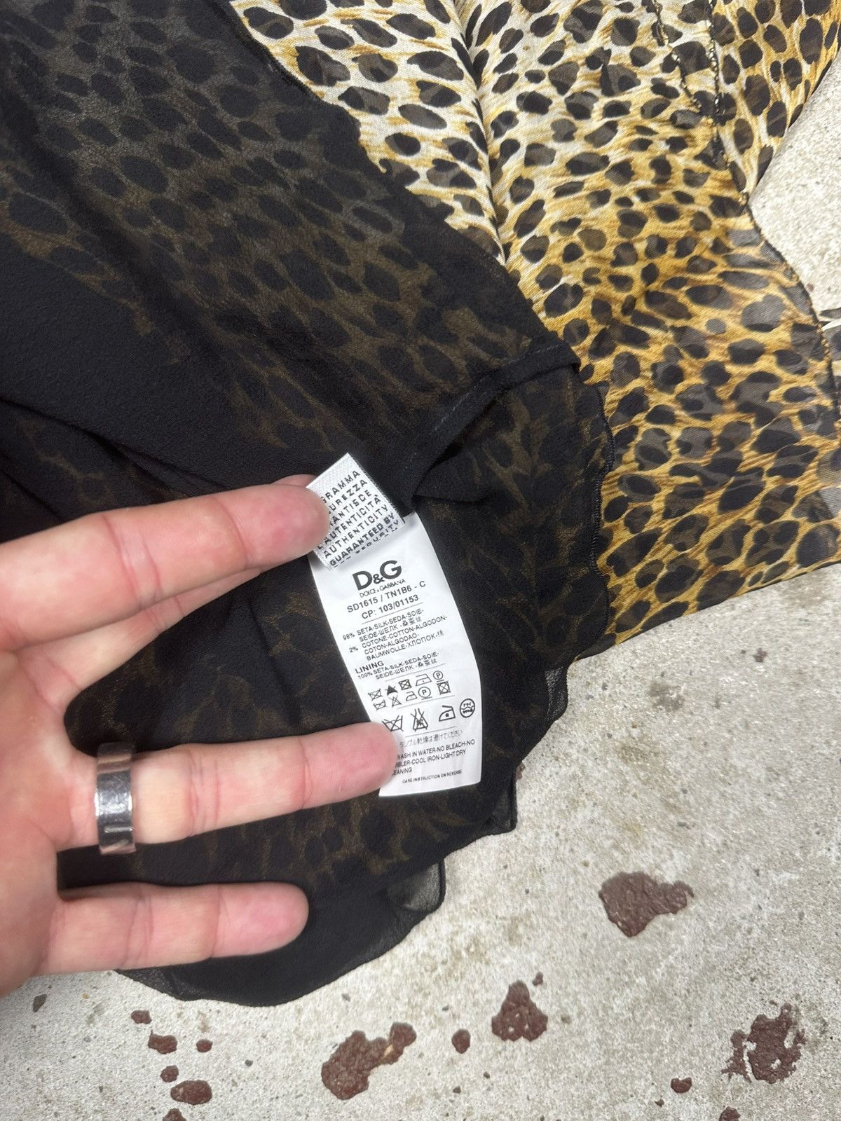 Dolce & Gabbana Dolce & Gabbana Leopard Silk Chiffon Cami Dress Brown Black Size S / US 4 / IT 40 - 12 Thumbnail