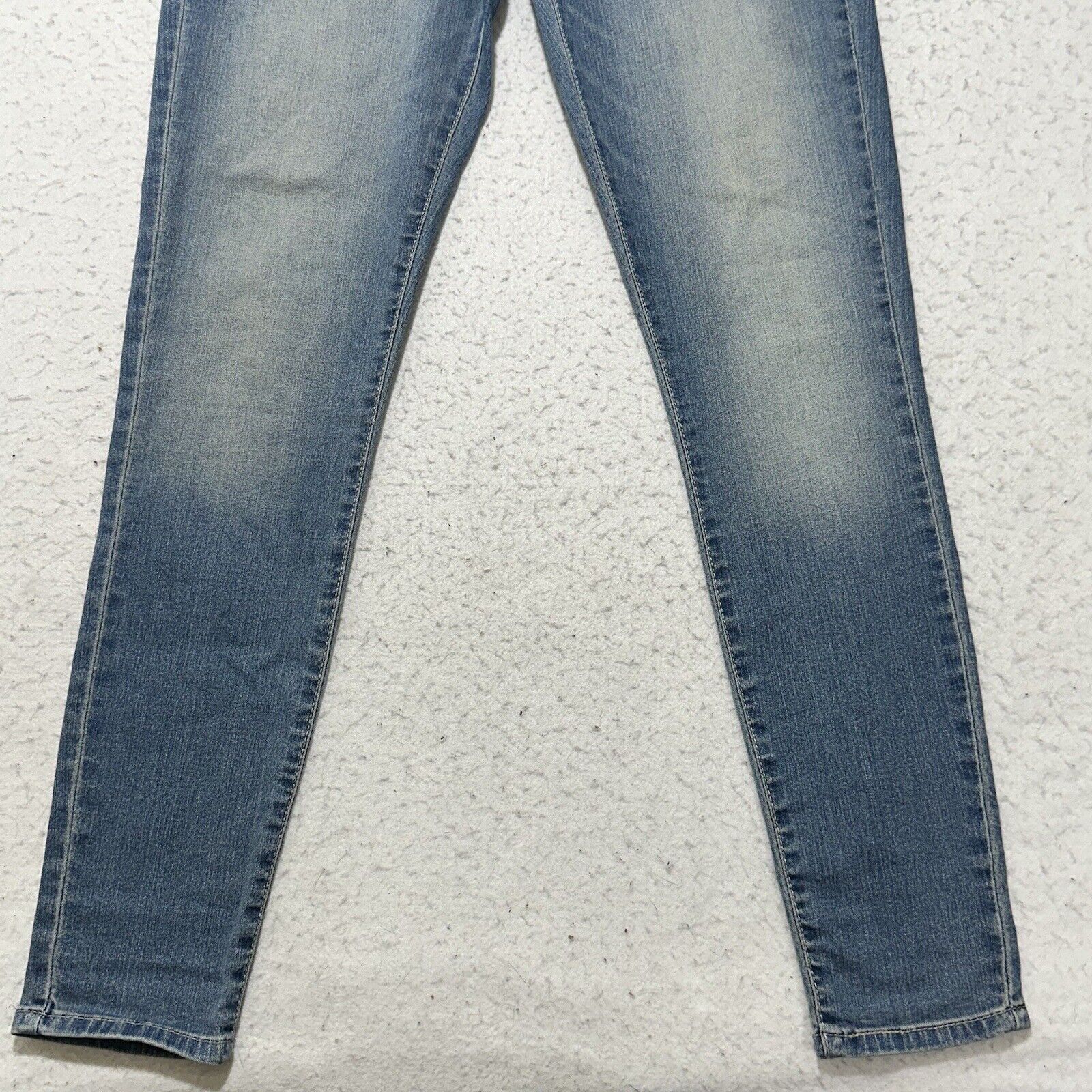 Levi's Levi's Signature 8 (29x29) Skinny Denim Distress Blue Jeans Size 30" / US 8 / IT 44 - 3 Thumbnail