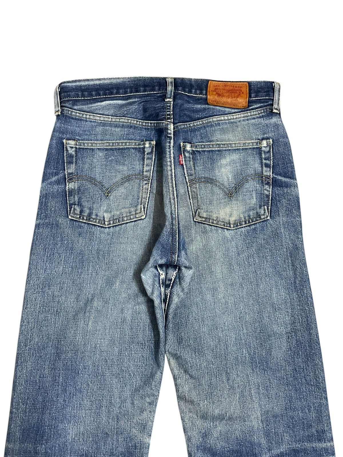 Levi's Vintage 80s Levi’s Big E Salvaged Distressed Cropped Jeans Size US 31 - 12 Thumbnail