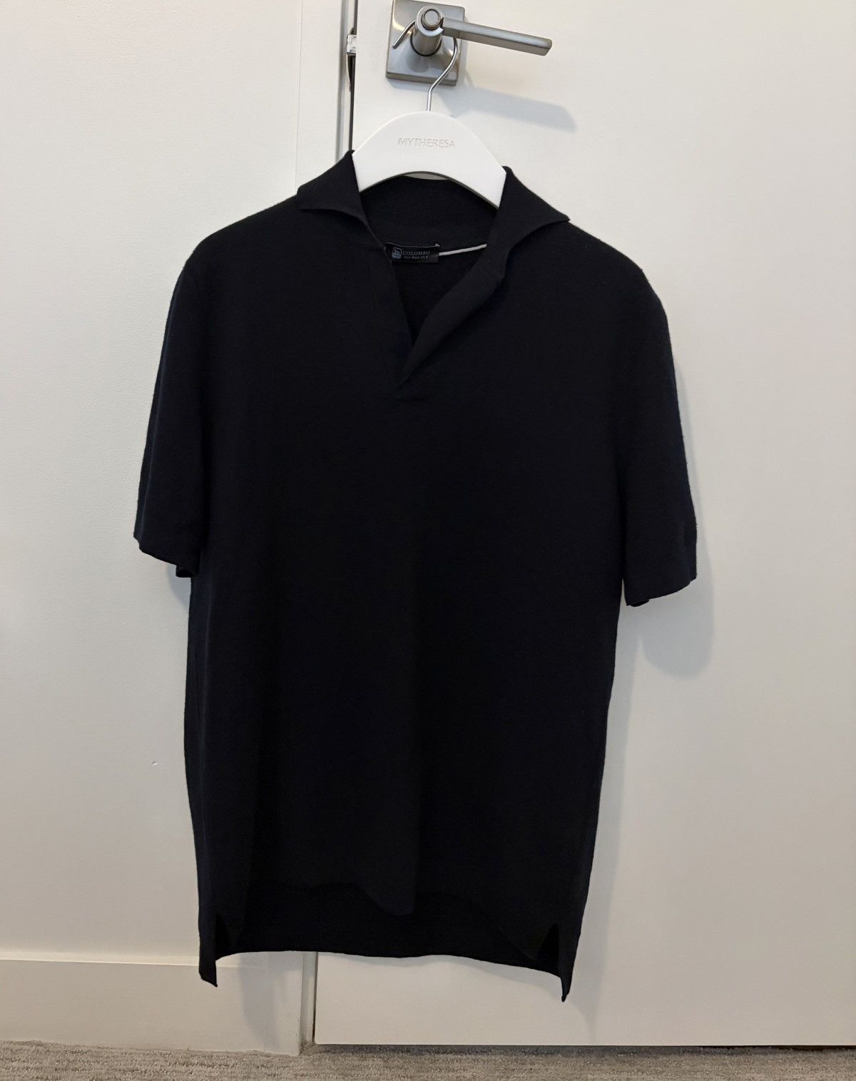 Colombo Lanificio Colombo 12.8 Kid Wool Polo Shirt Size US M / EU 48-50 / 2 - 1 Thumbnail