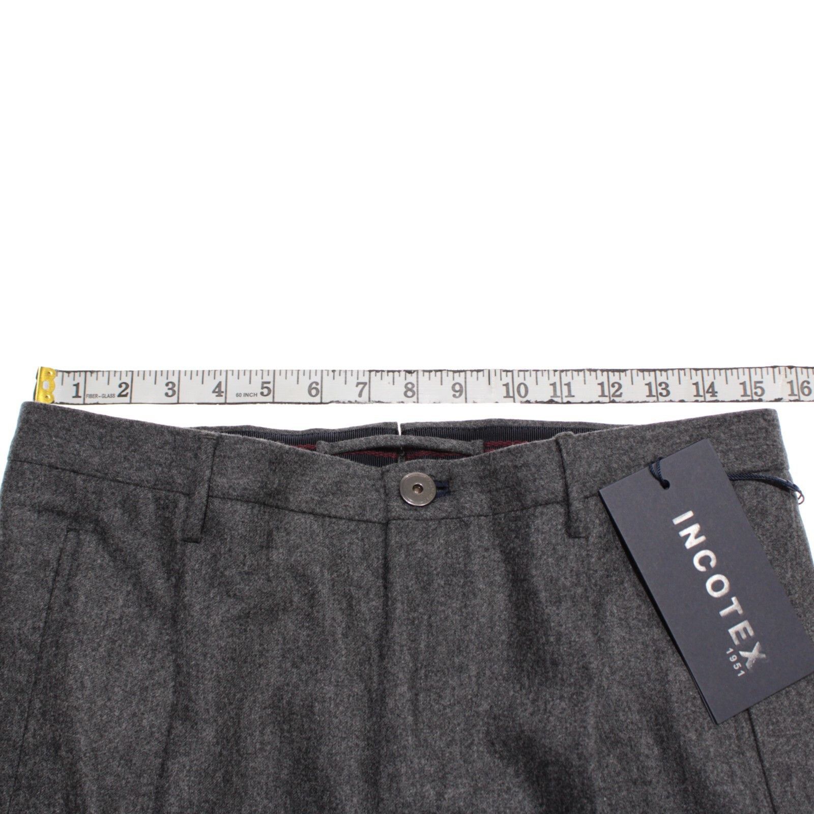 Incotex INCOTEX New with tags Dress Pants Size 30 US In Gray Size US 30 / EU 46 - 5 Thumbnail