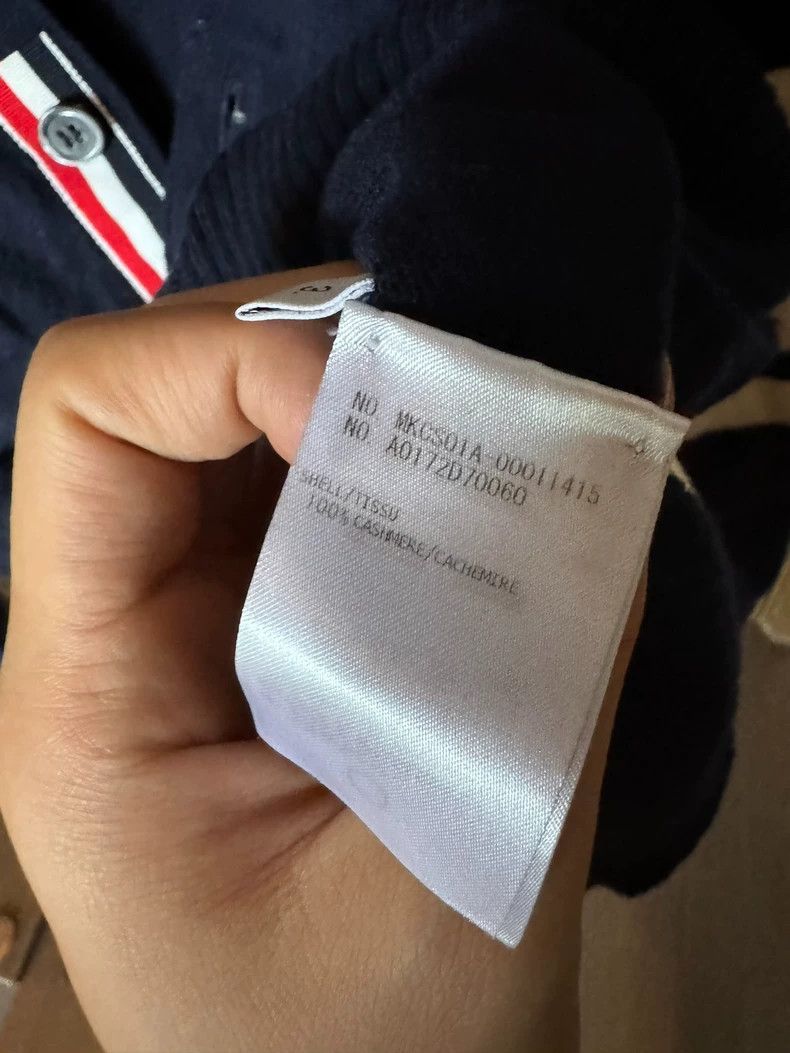 Thom Browne Thom Browne Cashmere cardigan Size US L / EU 52-54 / 3 - 8 Thumbnail