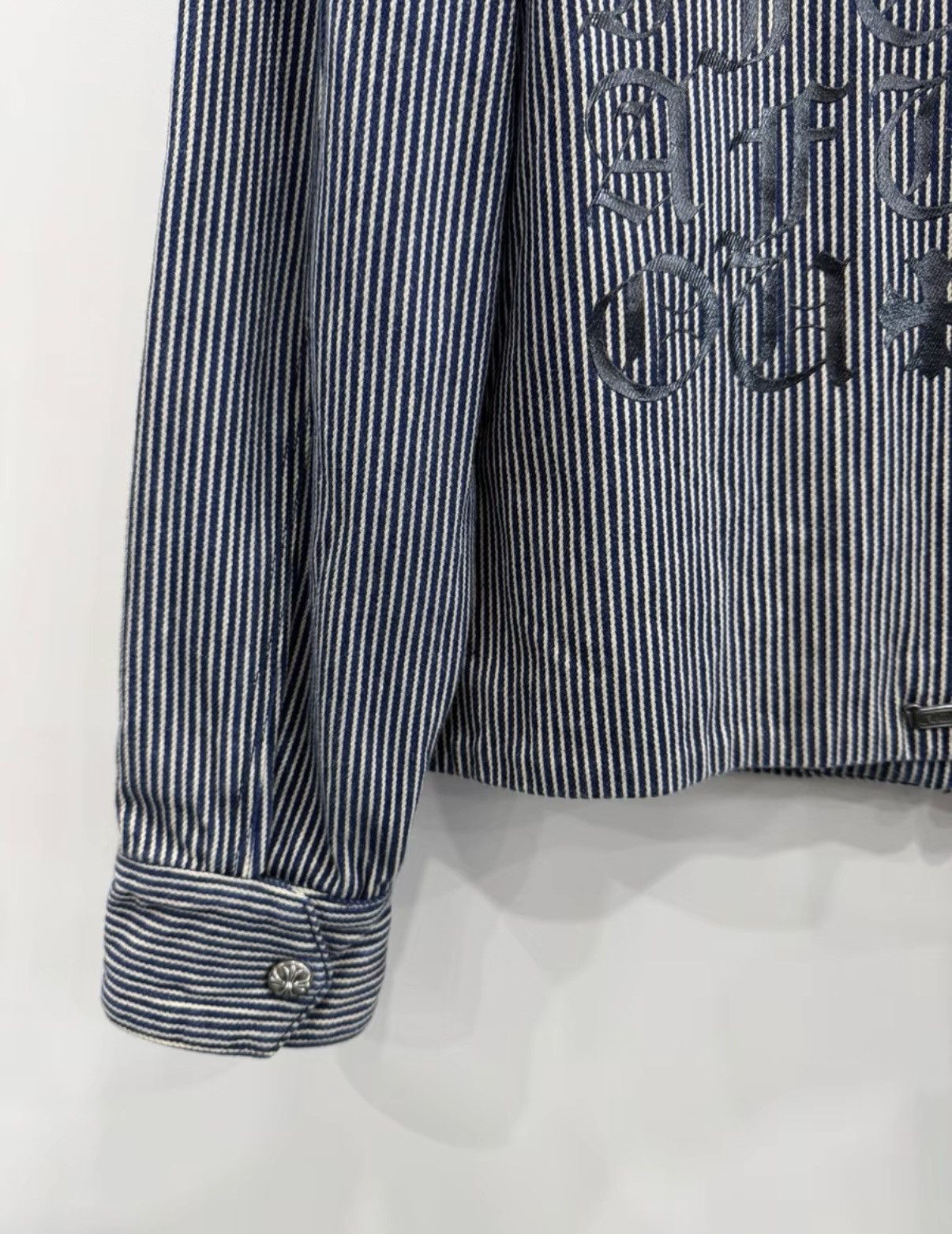 Chrome Hearts Chrome Hearts Japan Limited Stripe Sanskrit Work Jacket Size US L / EU 52-54 / 3 - 5 Thumbnail
