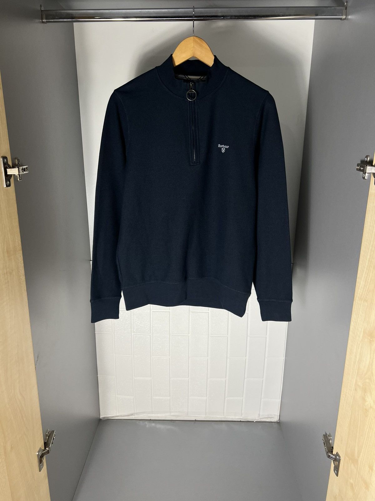 Barbour VINTAGE BARBOUR INTERNATIONAL 1/3 ZIP SWEATER CASUAL Y2K 90s Size US M / EU 48-50 / 2 - 6 Thumbnail