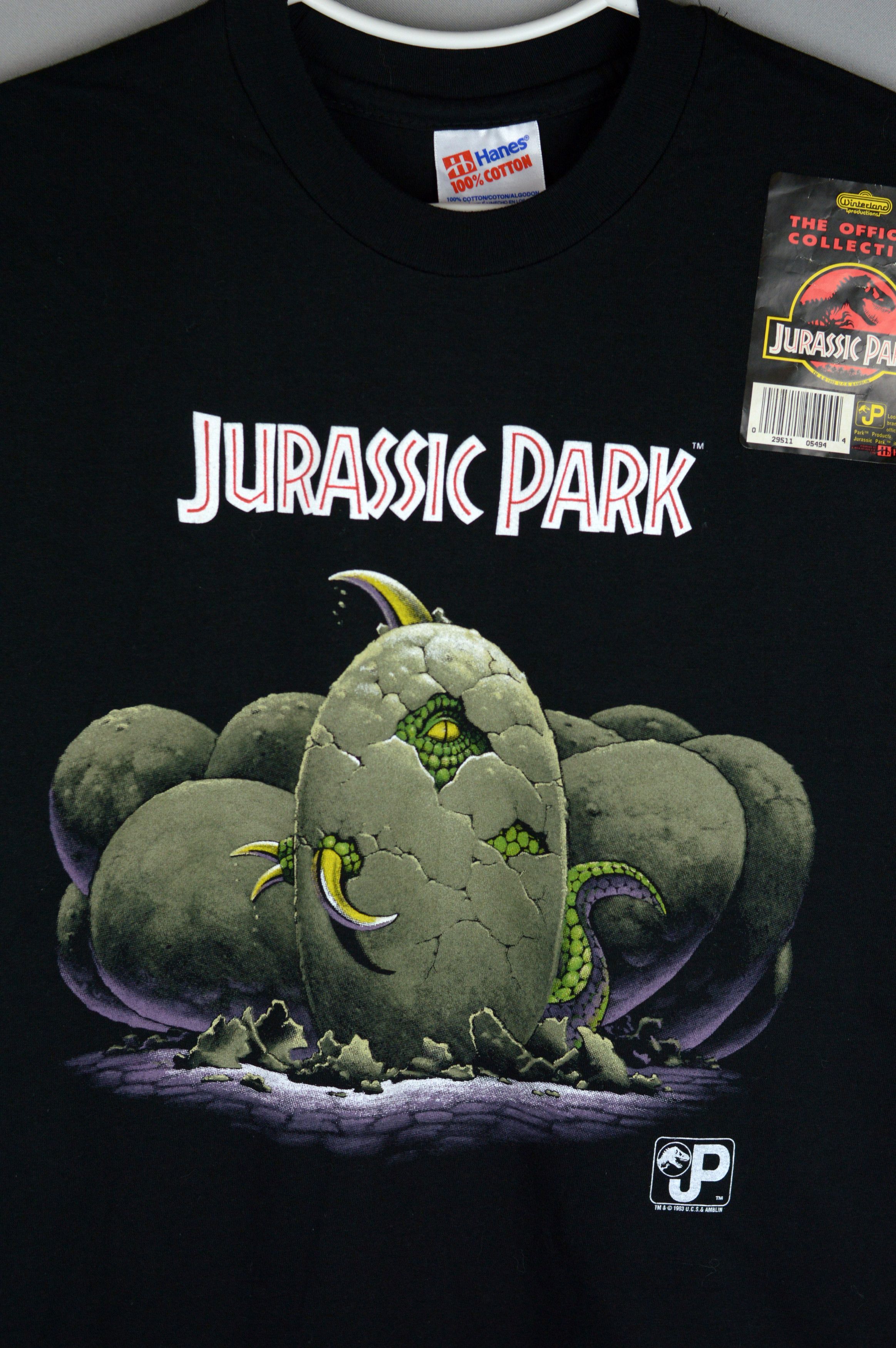 Vintage Vintage Jurassic Park 1993 Eggs Promo t shirt Size US M / EU 48-50 / 2 - 2 Thumbnail