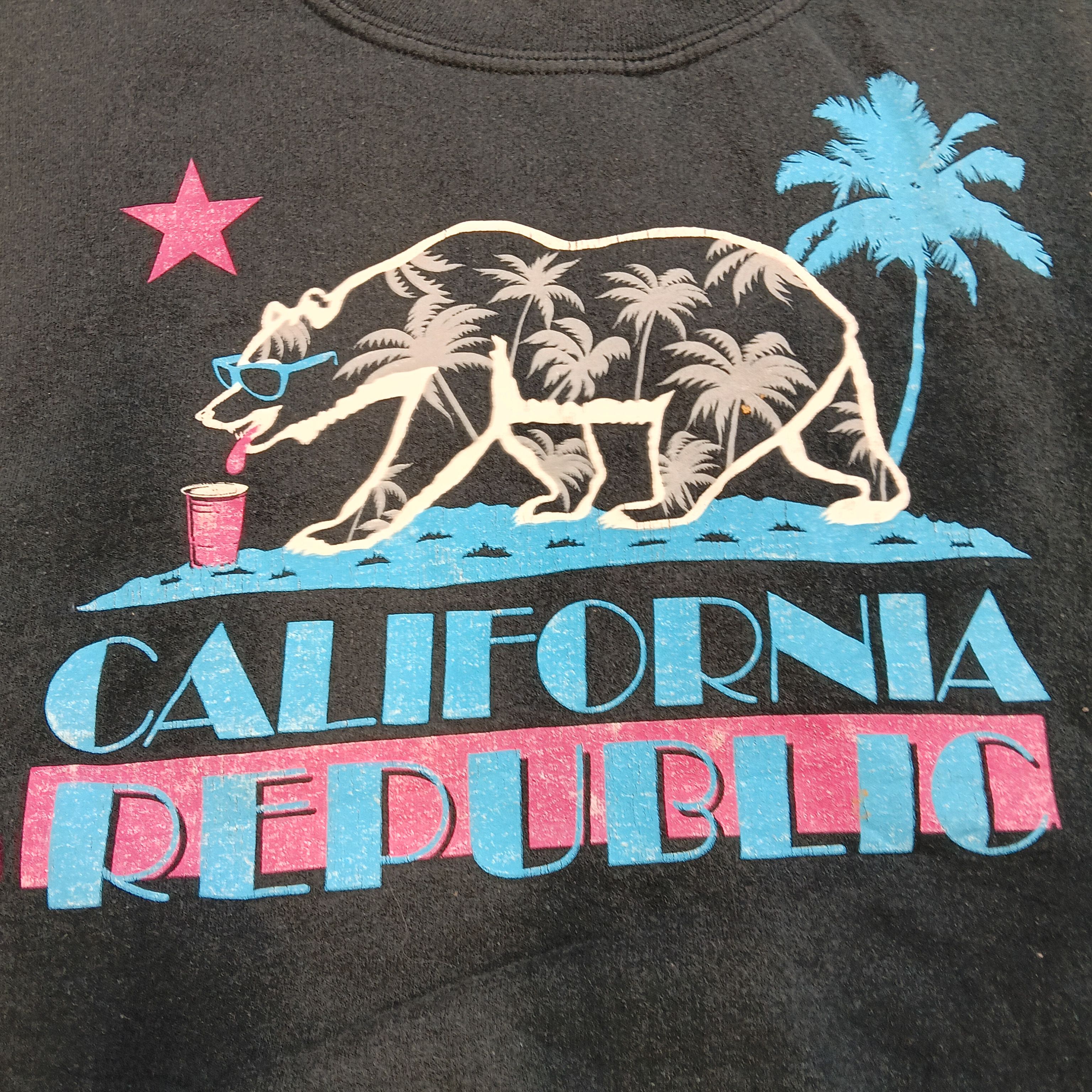 Vintage VINTAGE CALIFORNIA REPUBLIC SWEATSHIRT RIOT SOCIETY XL Size US XL / EU 56 / 4 - 3 Thumbnail