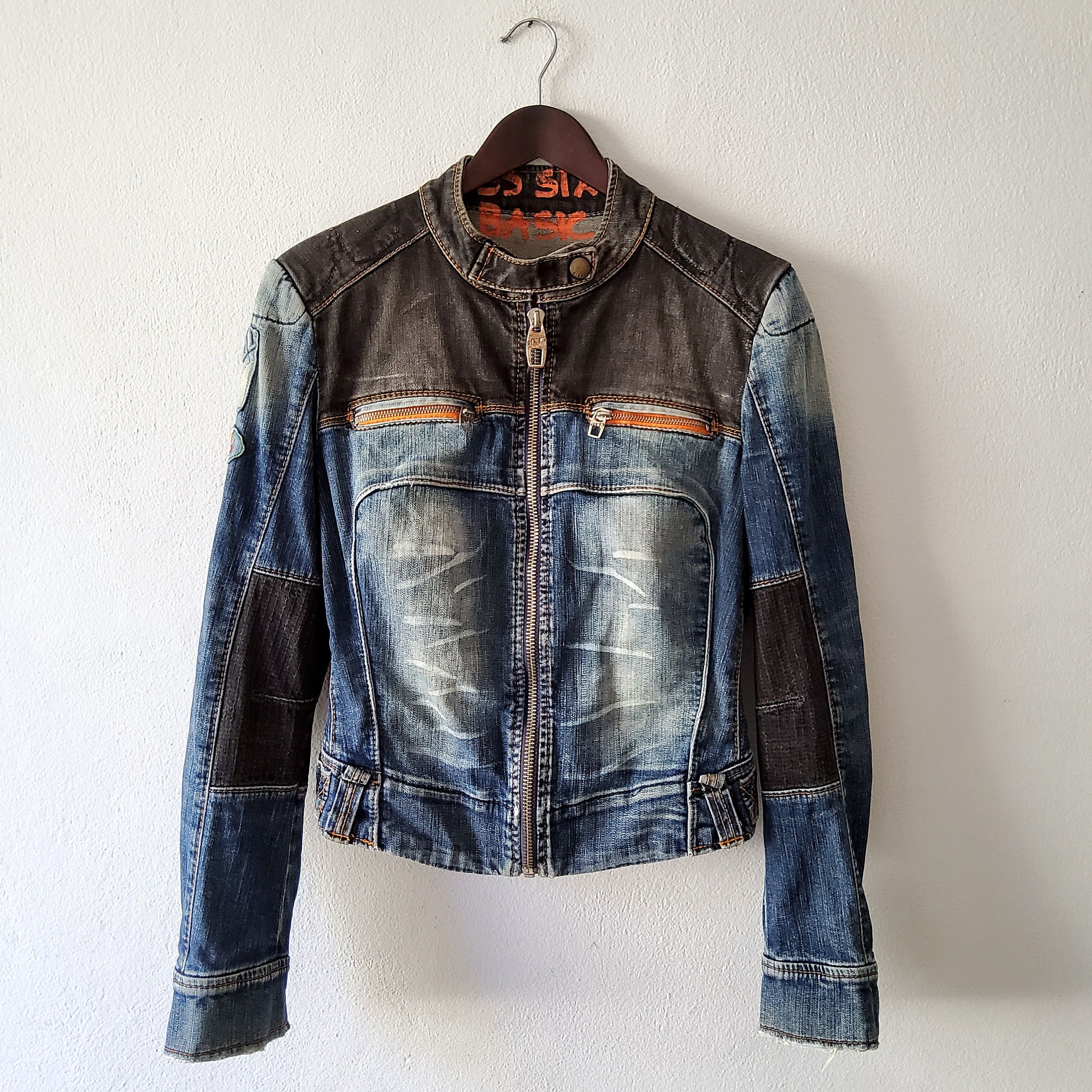 Miss Sixty Miss Sixty rare vintage y2k moto racer biker denim jacket Size M / US 6-8 / IT 42-44 - 3 Thumbnail