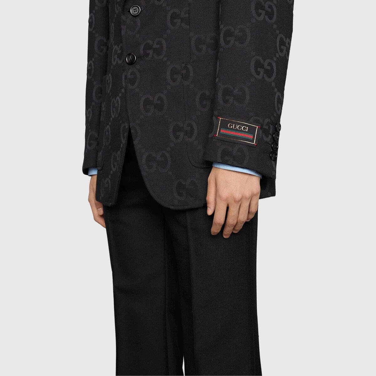 Gucci o1mt1gz0725 Jumbo GG Canvas Jacket in Black Size US S / EU 44-46 / 1 - 6 Thumbnail