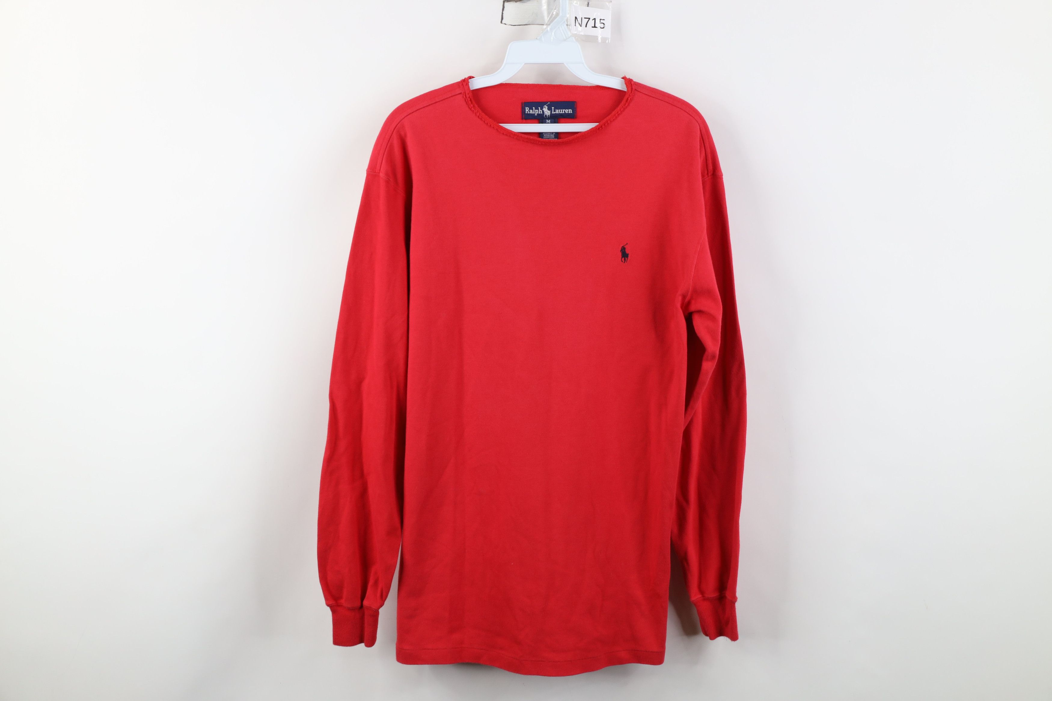 Ralph Lauren Vintage 80s 90s Ralph Lauren Collar Long Sleeve T-Shirt Size M / US 6-8 / IT 42-44 - 1 Thumbnail