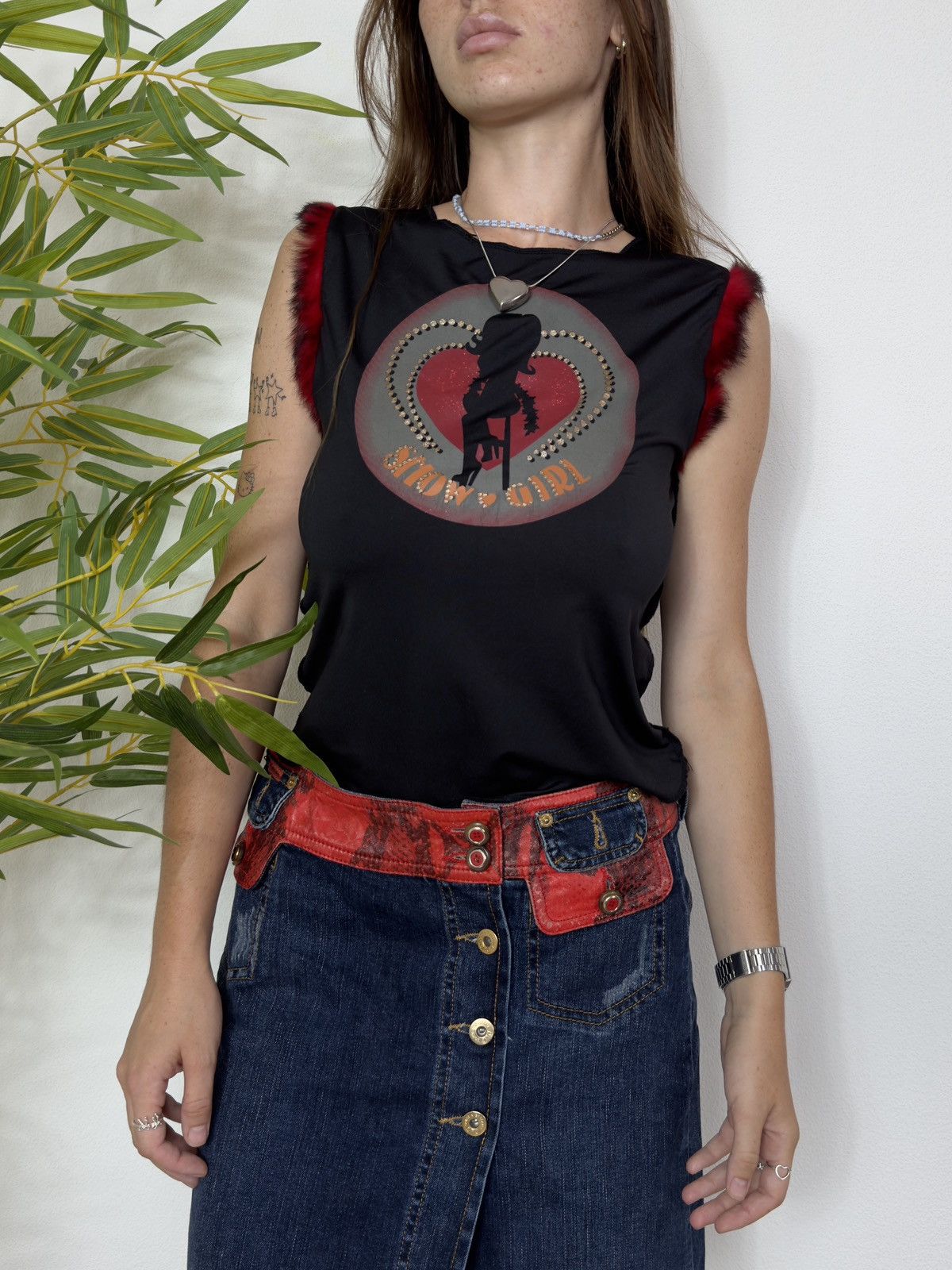 Vintage VINTAGE AVANT GARDE SHOW GIRL Y2K TANK TOP Size S / US 4 / IT 40 - 3 Thumbnail