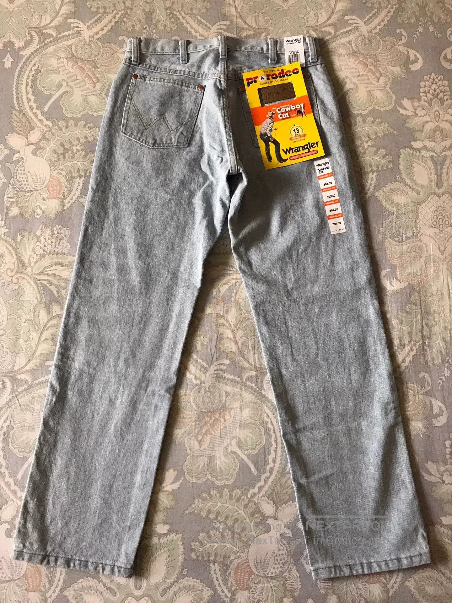 Wrangler Wrangler 13MWZ Light Blue Jeans W30L30. Size US 30 / EU 46 - 3 Thumbnail