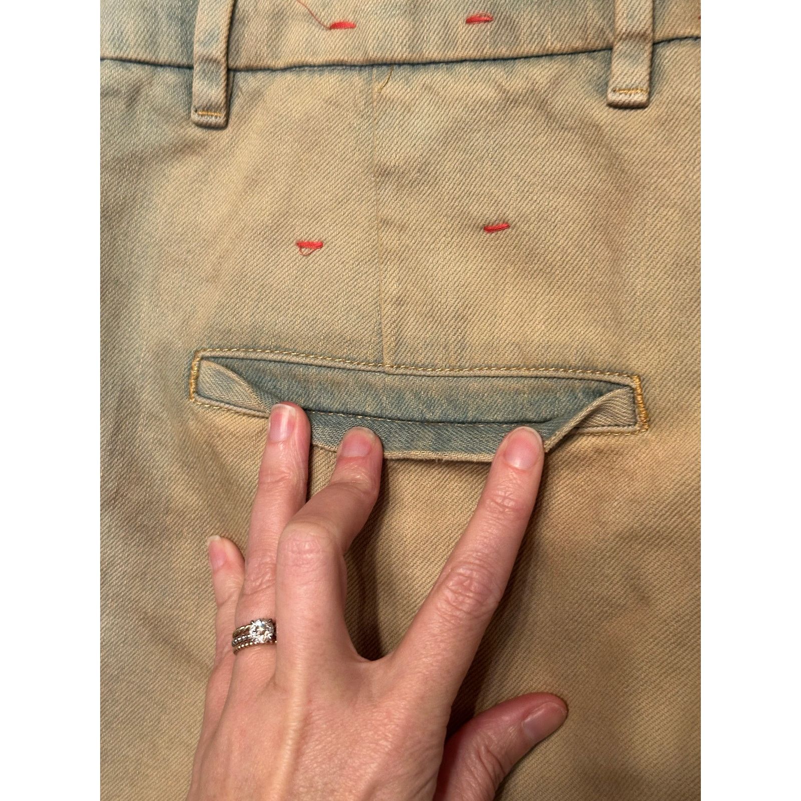 Diesel D-Chino-Work Straight Relaxed Jeans 0jgas size 29 Dusty Blue Size US 29 - 9 Thumbnail