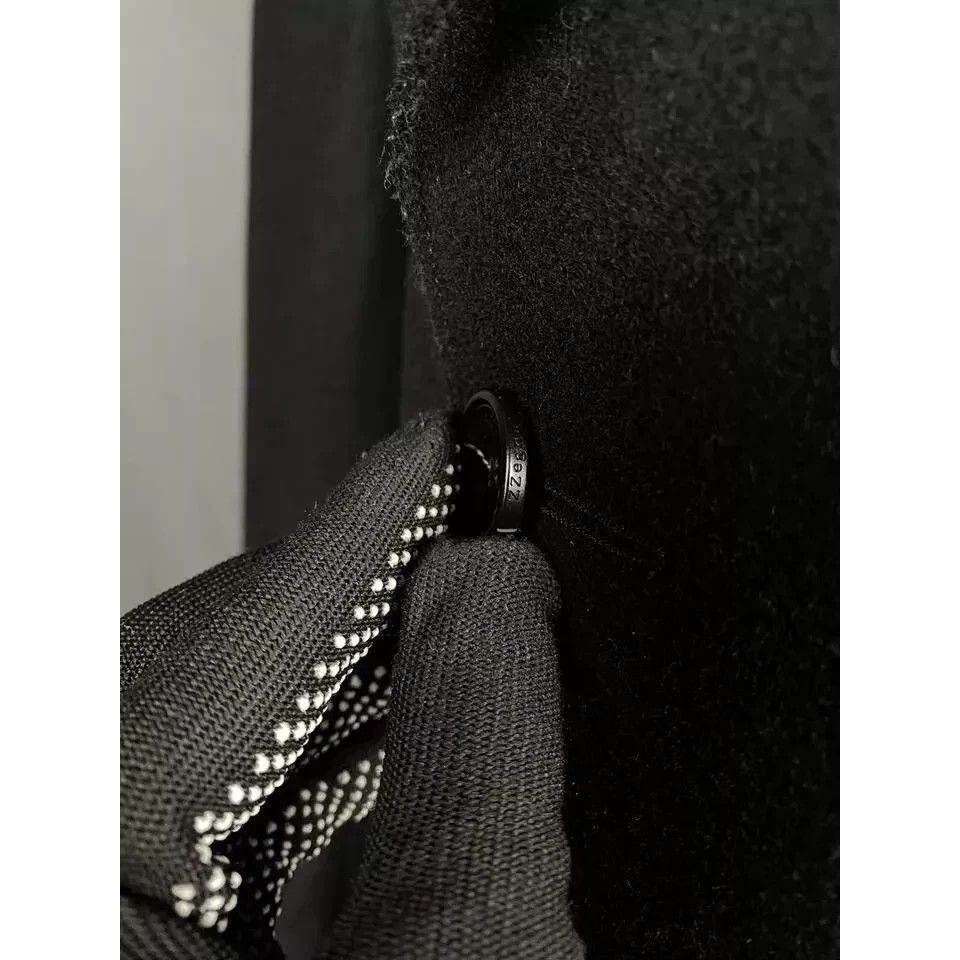 Ermenegildo Zegna MINT! ZZegna Men's Black Wool Double Breasted Pea Coat Size Size US S / EU 44-46 / 1 - 8 Thumbnail