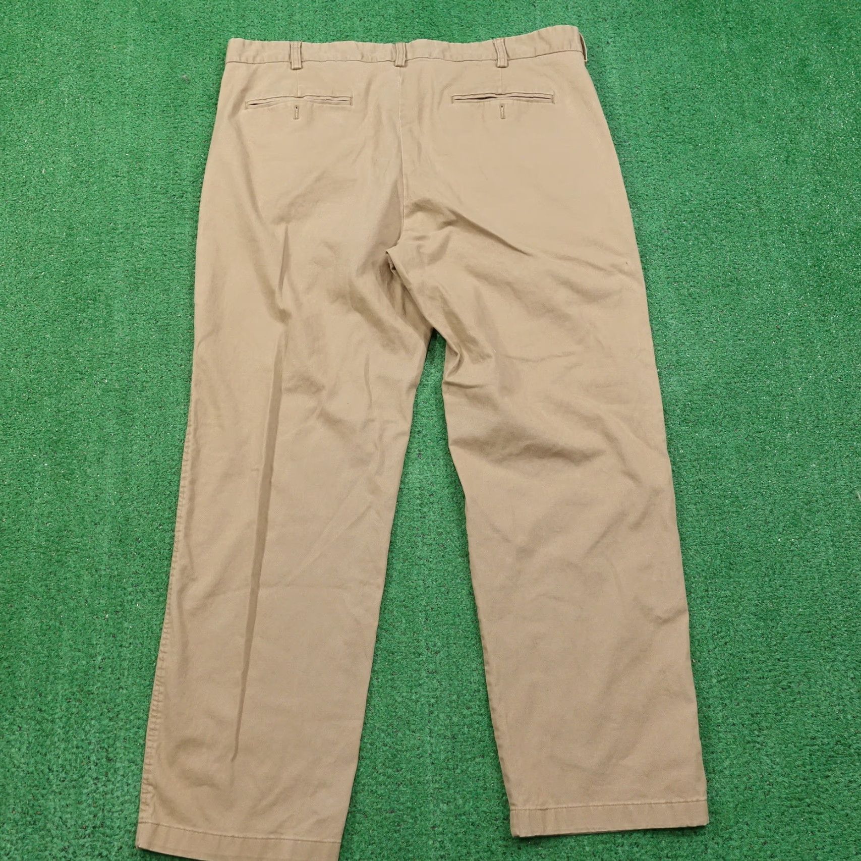 Vintage GH BASS & CO WILTON CHINO PANTS KHAKI TAN MENS SIZE 38X32 Size US 38 / EU 54 - 4 Thumbnail
