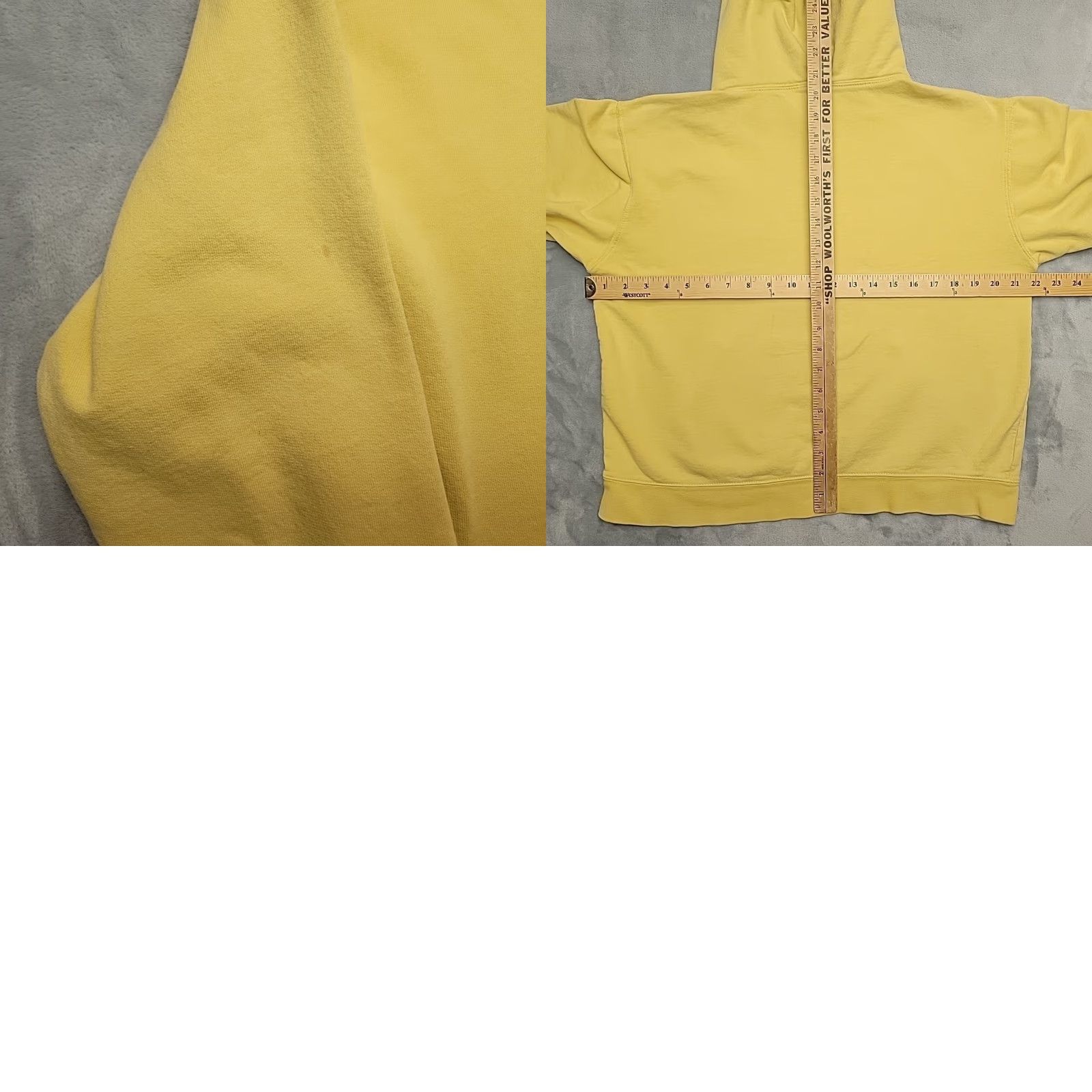 Vintage VINTAGE John Galt California Hoodie Womens L Yellow Y2K Streetwear Surf Skate Size L / US 10 / IT 46 - 9 Thumbnail
