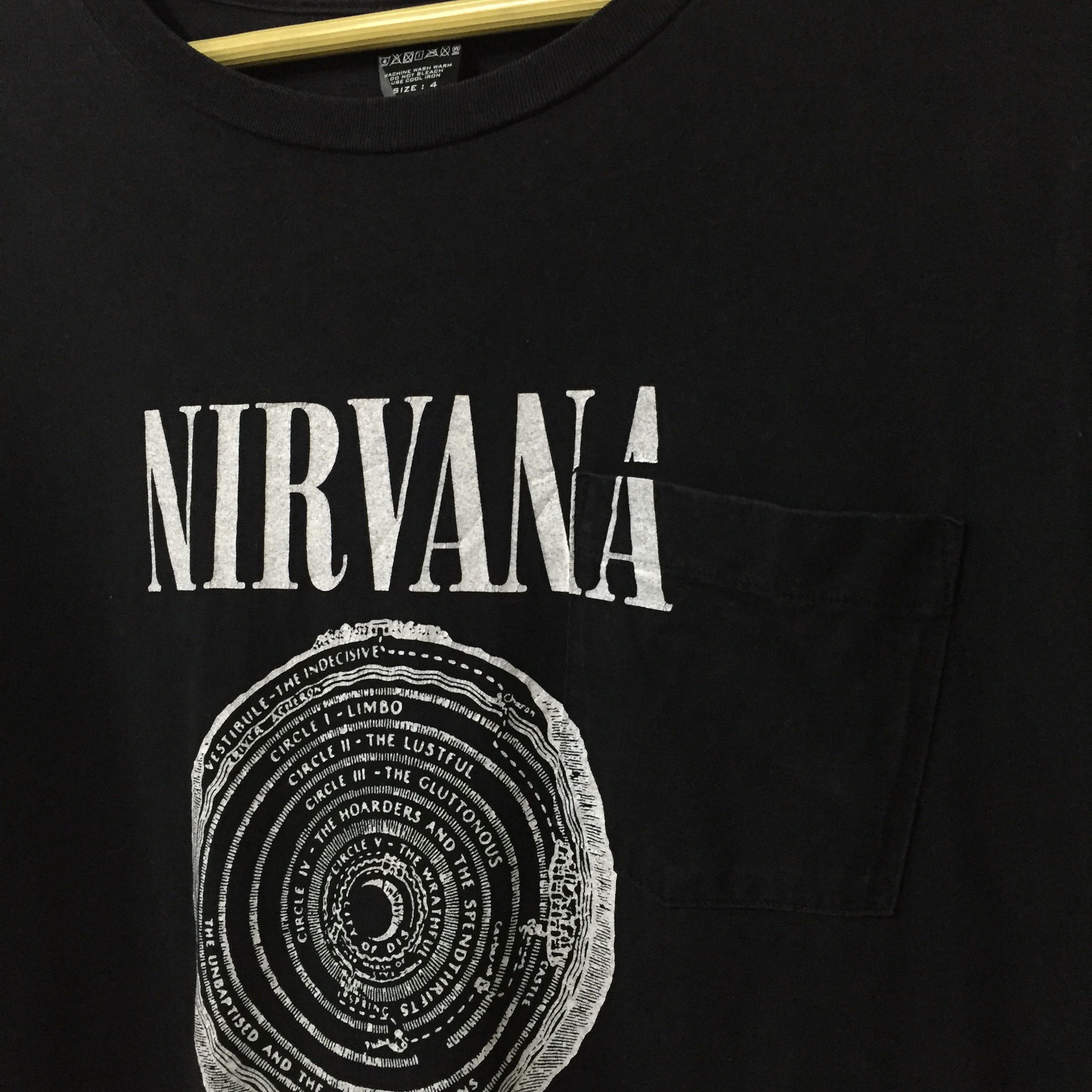 Number (N)ine NUMBER (N)INE VESTIBULE NIRVANA GRUNGE JAPAN TSHIRT Size US L / EU 52-54 / 3 - 7 Thumbnail