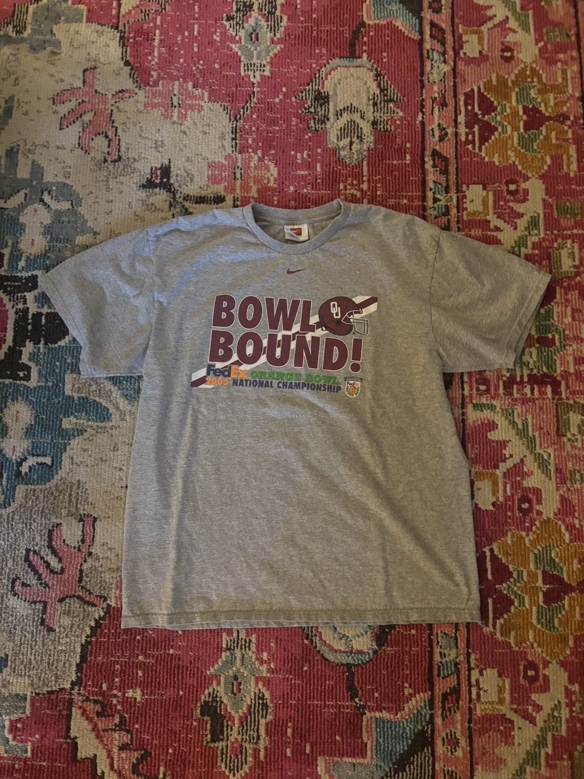 Nike × Vintage Vintage Oklahoma Sooners Football 2005 National Championship Size US L / EU 52-54 / 3 - 1 Thumbnail