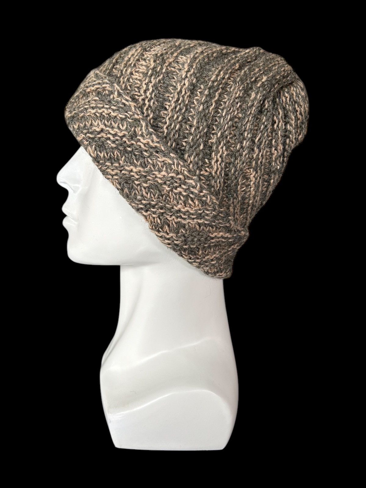 Japanese Brand × Kapital × Vintage Crochet Knitted handmade Rare Beanie Hats ☠️☠️ Size ONE SIZE - 1 Thumbnail