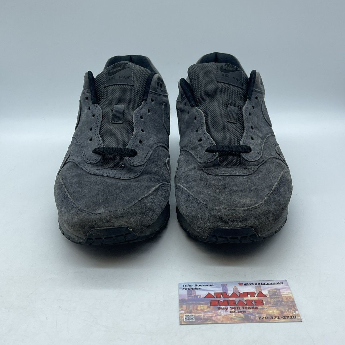 Nike Air max 1 anthracite Size US 13 / EU 46 - 2 Thumbnail