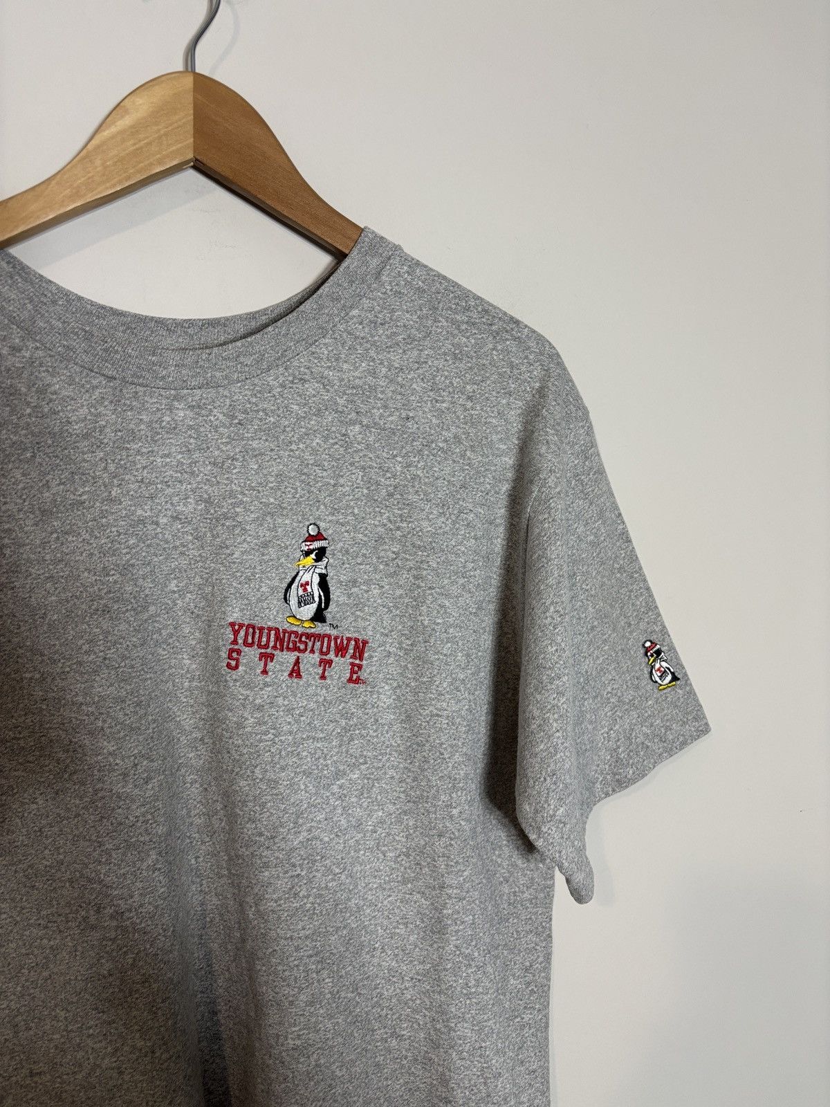 Vintage Vtg Youngstown State University Penguins Shirt Size US L / EU 52-54 / 3 - 1 Thumbnail