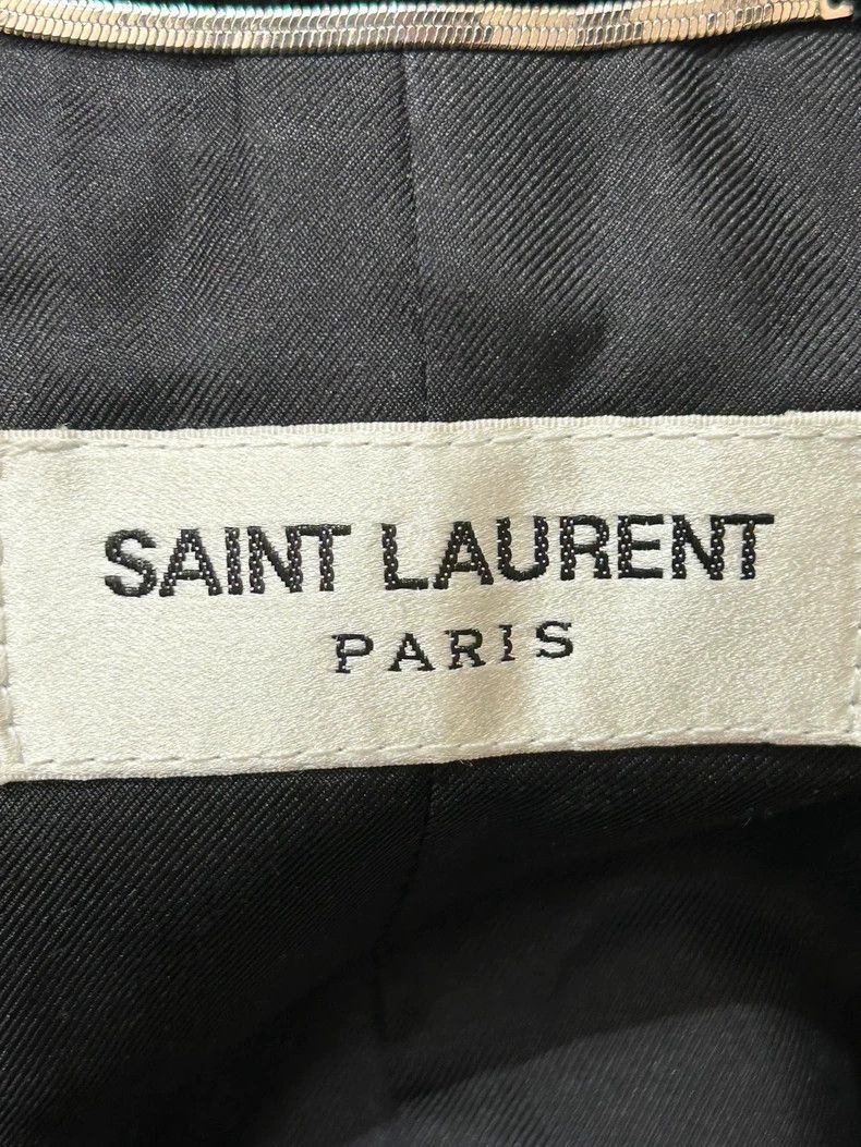 Saint Laurent Paris Saint Laurent Paris 21SS Black Velvet Hibiscus blazer Nexta Size 46R - 2 Thumbnail