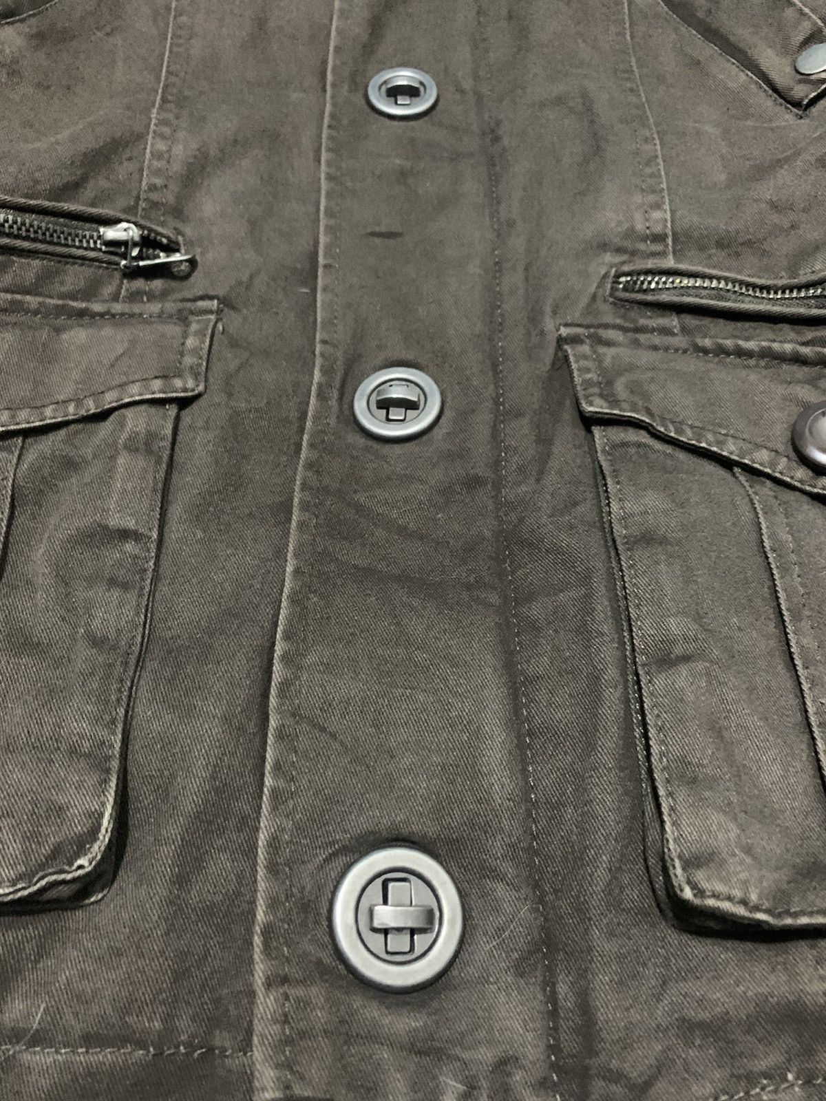 If Six Was Nine 2000s In The Attic multipocket fur hoodie canvas jacket Size US M / EU 48-50 / 2 - 15 Thumbnail