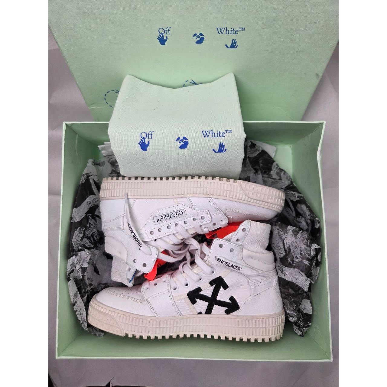 Off-White Off White 3.0 Off Court High Top Sneakers EU 38 Made Italy Size US 8 / IT 38 - 2 Thumbnail