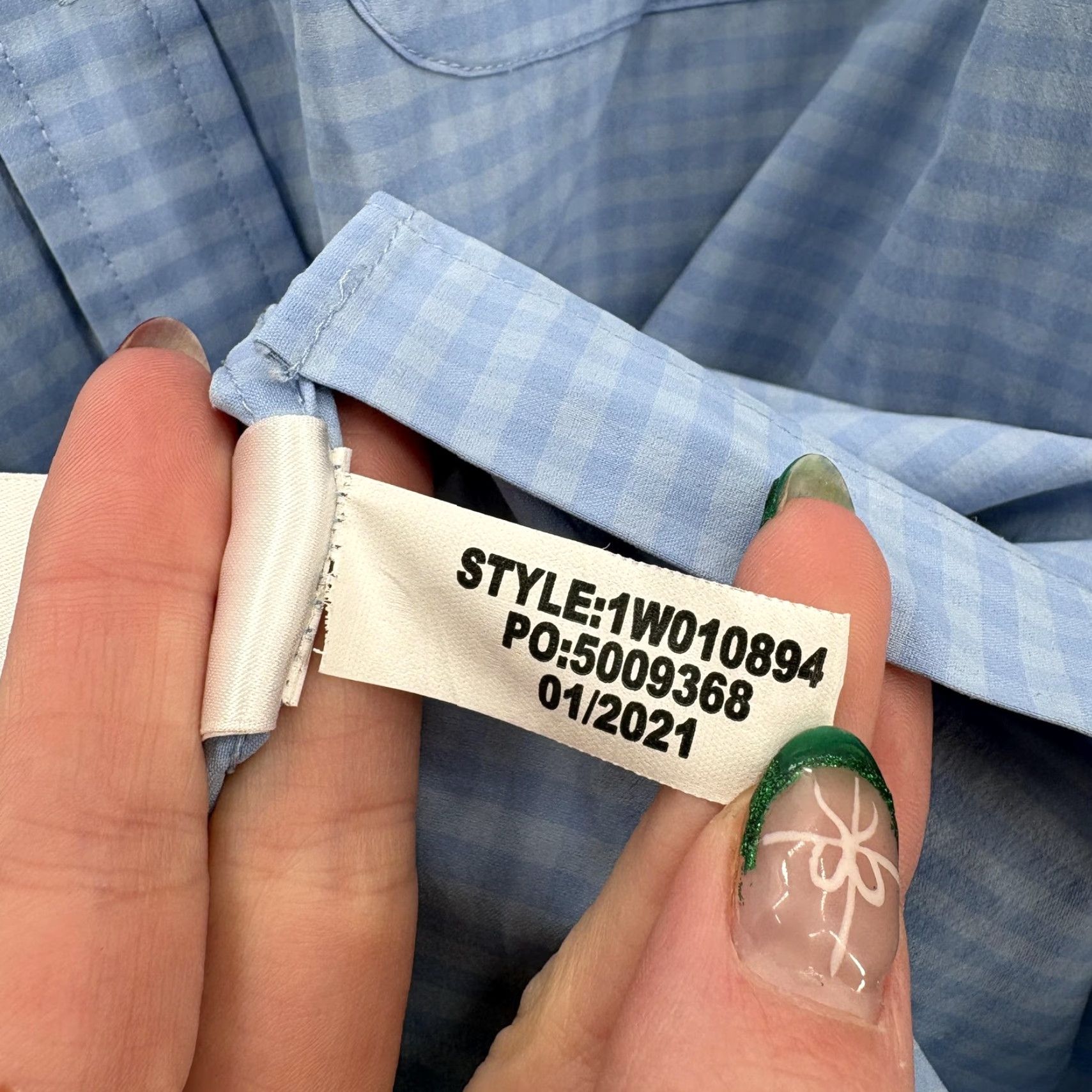 Vineyard Vines Vineyard Vines Shirt Mens XL Blue Check Performance Classic Fit Long Sleeve Size US XL / EU 56 / 4 - 5 Thumbnail