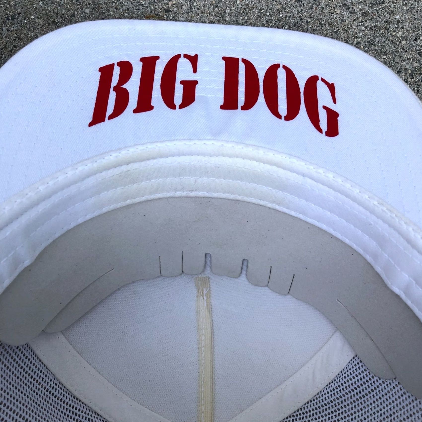 Vintage YUPOONG Big Dog Towing Snapback Men's One Size White Adjustable Cap Size ONE SIZE - 4 Thumbnail