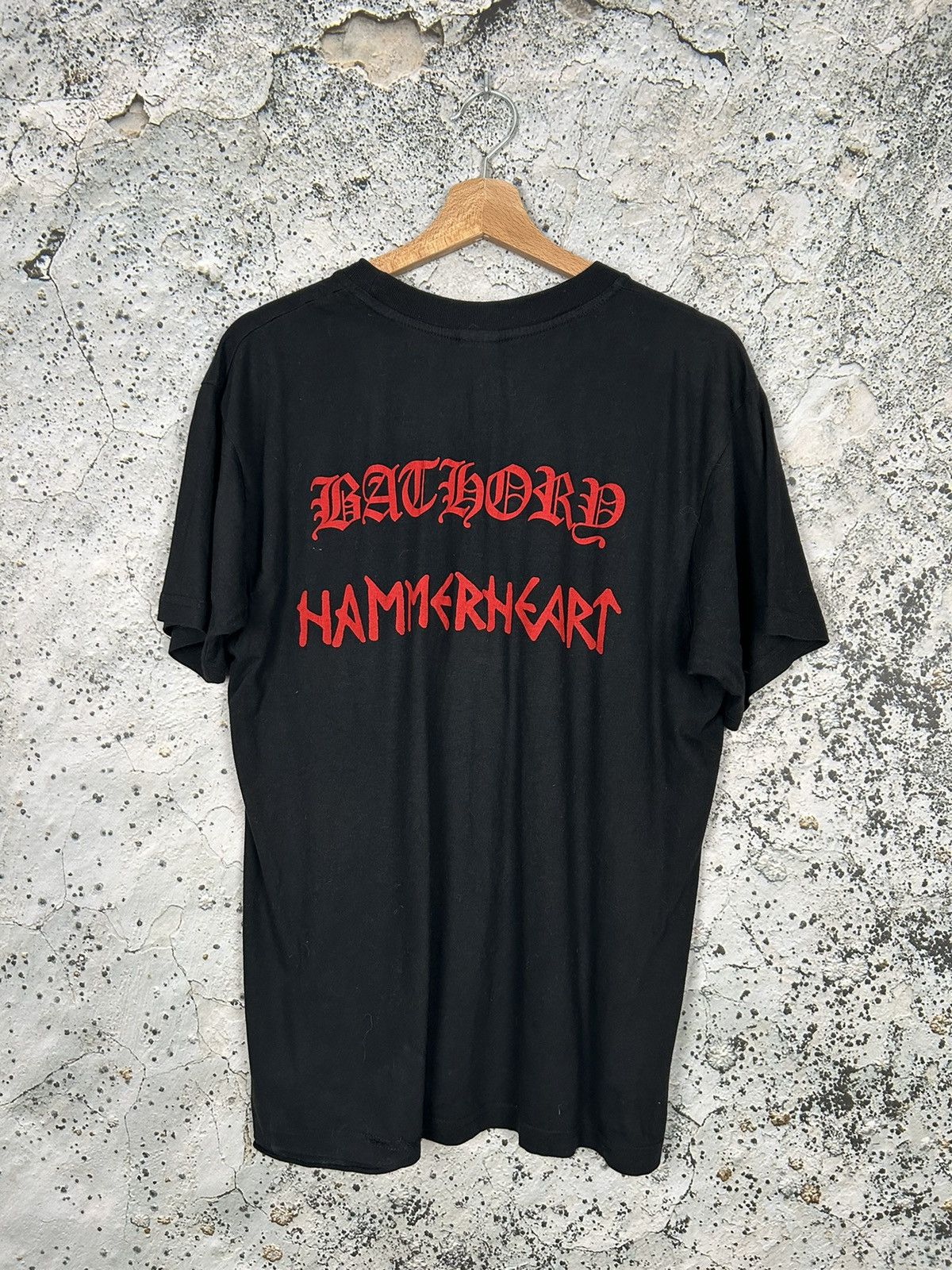 Band Tees Vintage Bathory Black Metal Rock Band Tee Rare Grunge Size US L / EU 52-54 / 3 - 4 Thumbnail