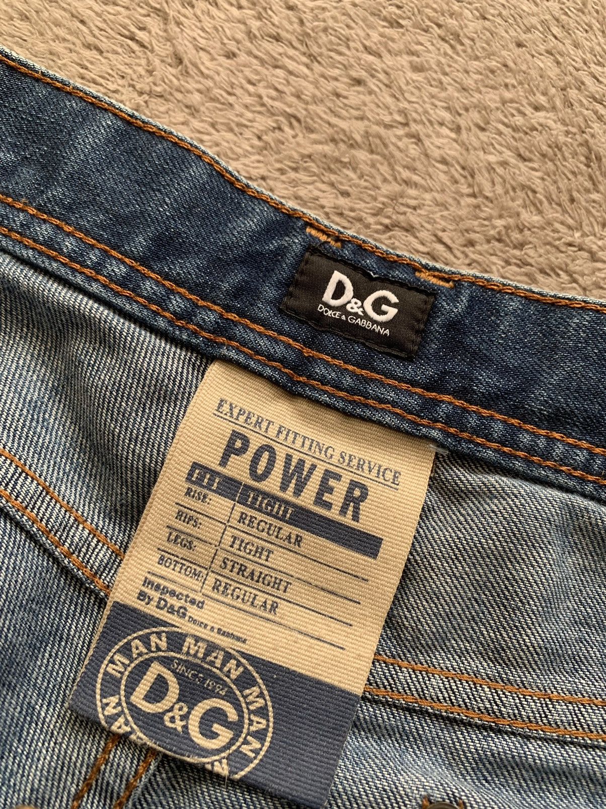 Dolce & Gabbana Dolce Gabbana Y2K Faded Ripped Distressed Mudwash Denim Size US 34 / EU 50 - 6 Thumbnail