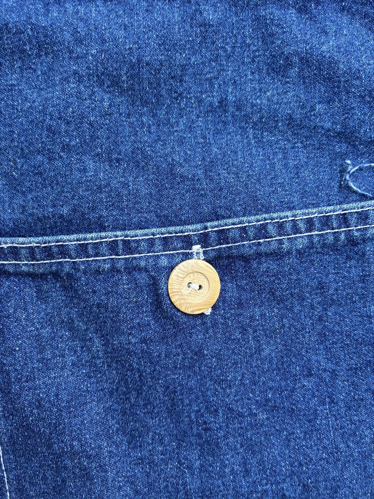 Japanese Brand TOUR JAPAN Denim Overalls Embroidered Patchwork Wide Leg Size 40" / US 18 - 6 Thumbnail