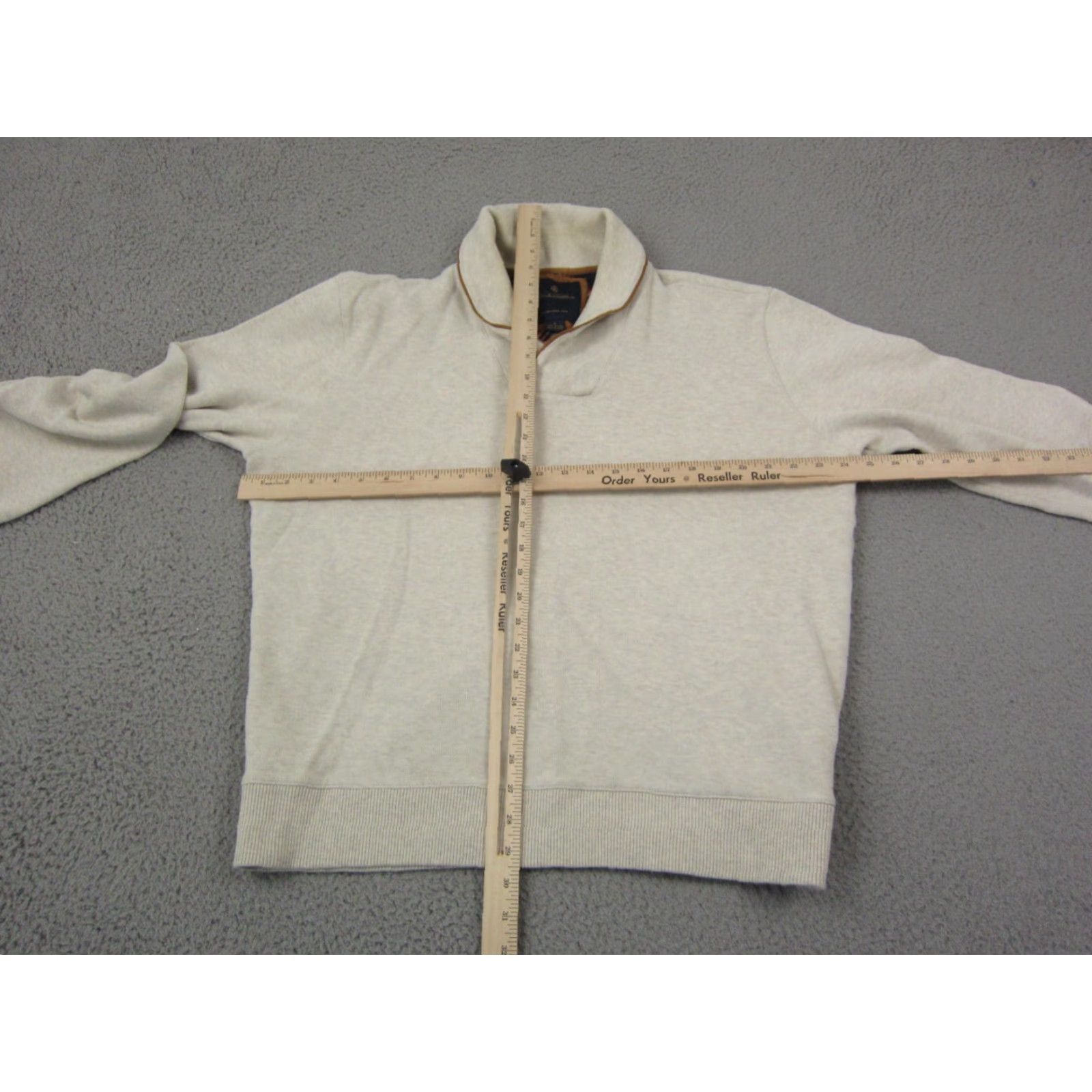 Brooks Brothers Brooks Brothers Sweater Shirt Mens L Beige Cotton Cowl Neck Pullover Casual Vintage: No Size US L / EU 52-54 / 3 - 7 Thumbnail
