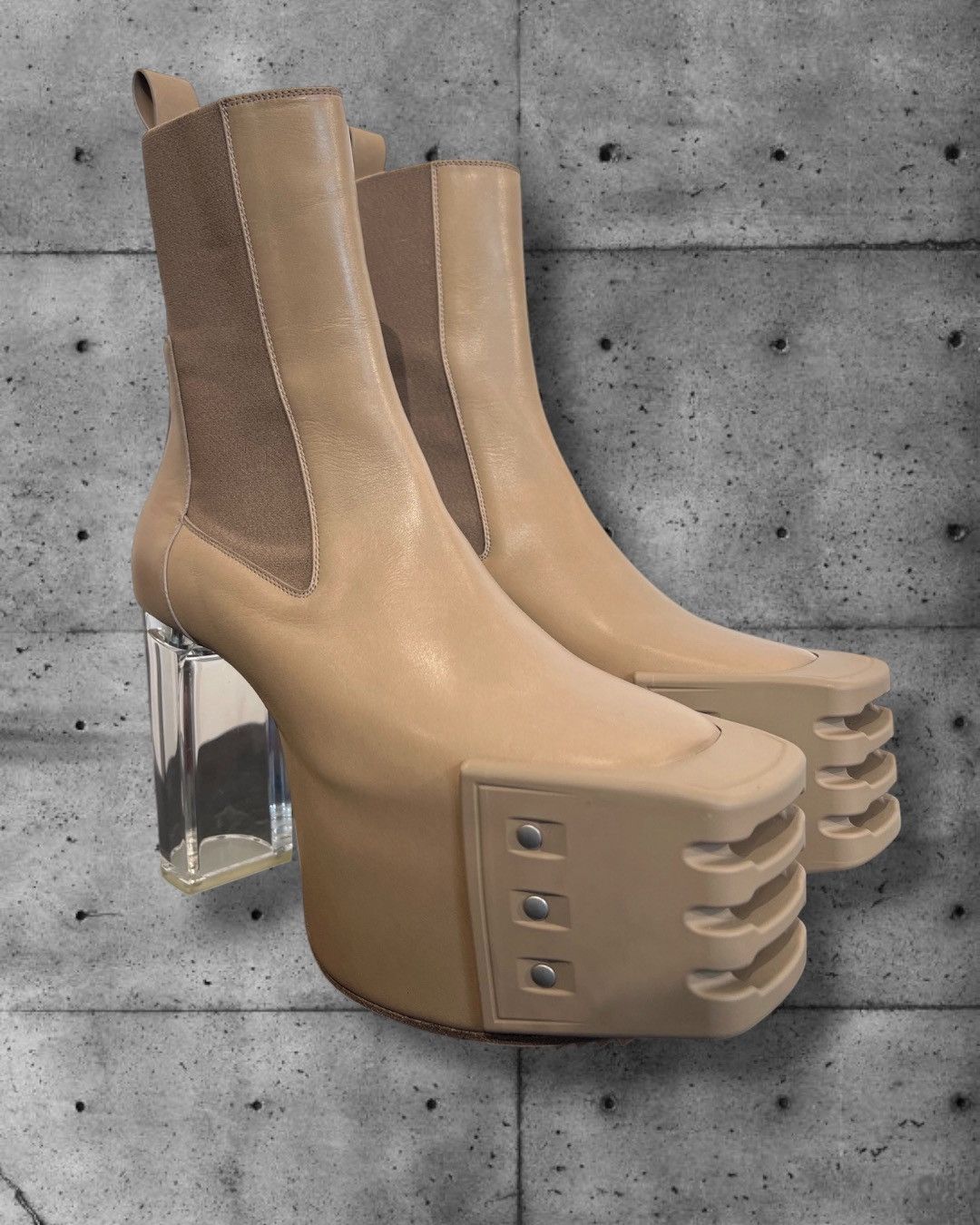 Rick Owens Rick Owens kiss boots khaki new Size US 8 / EU 41 - 2 Thumbnail