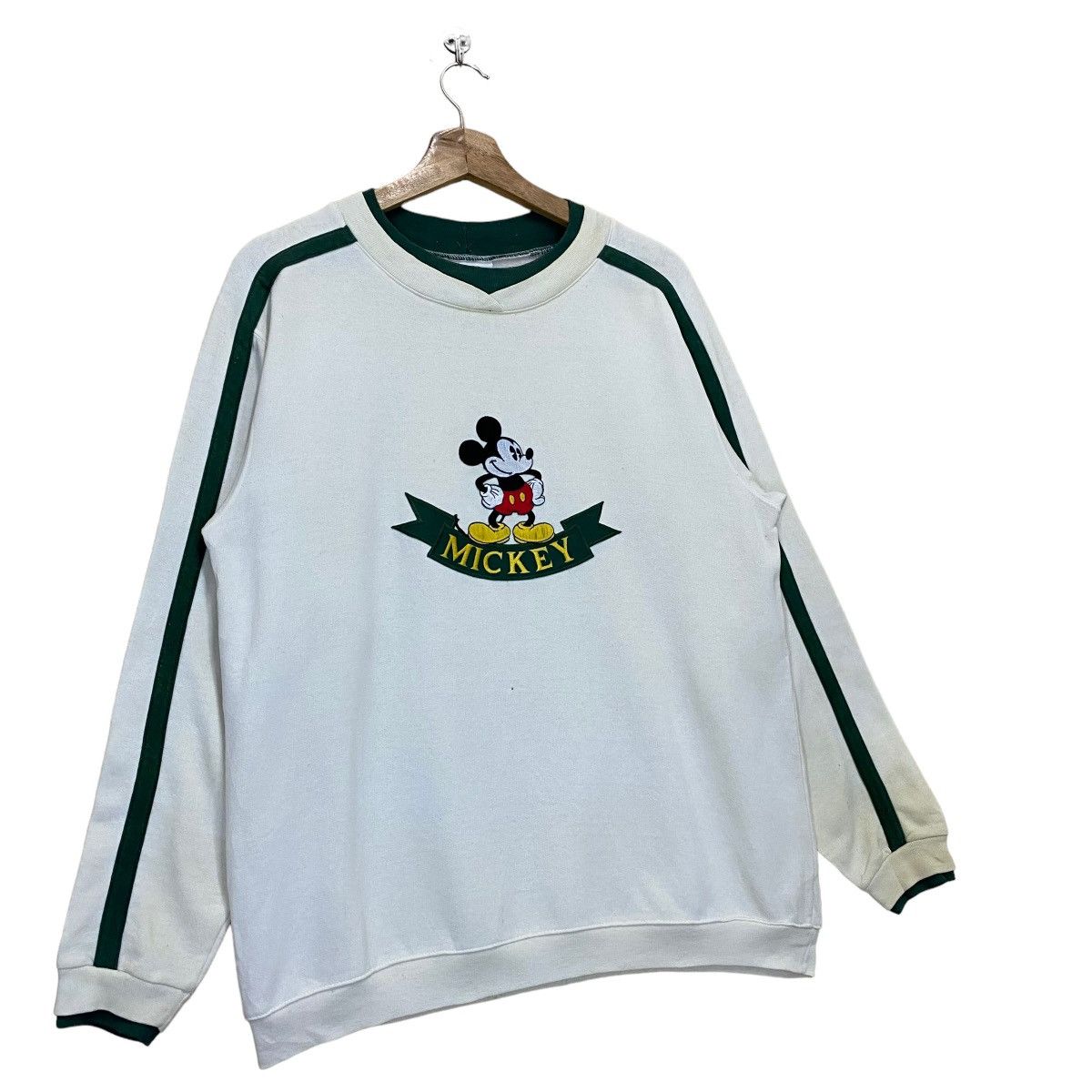Disney × Mickey Mouse × Vintage Vintage 90s Mickey Mouse Crewneck Sweatshirt Size US XL / EU 56 / 4 - 2 Thumbnail