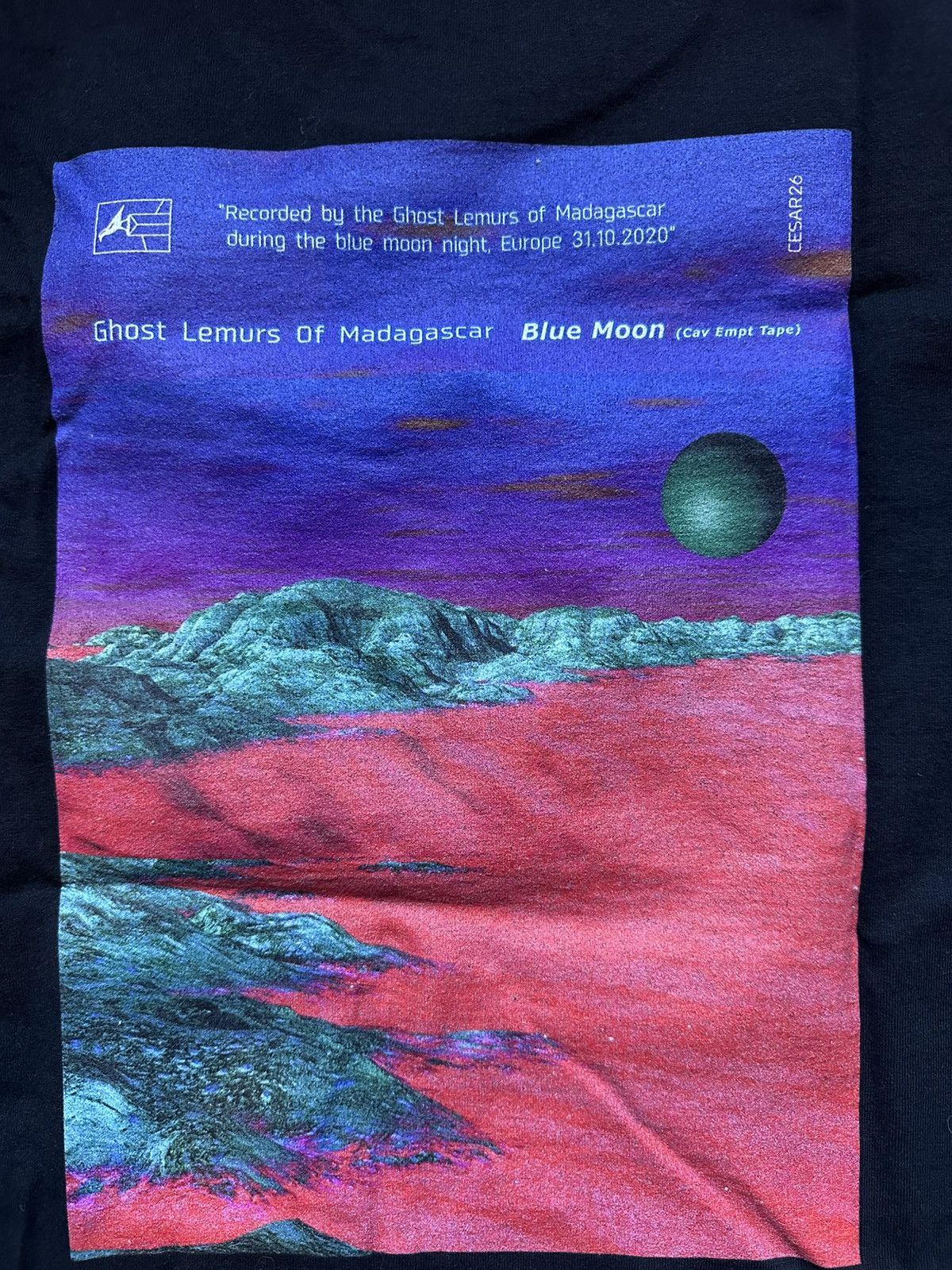cav empt tapes ghost lemurs of madagascar tshirt
