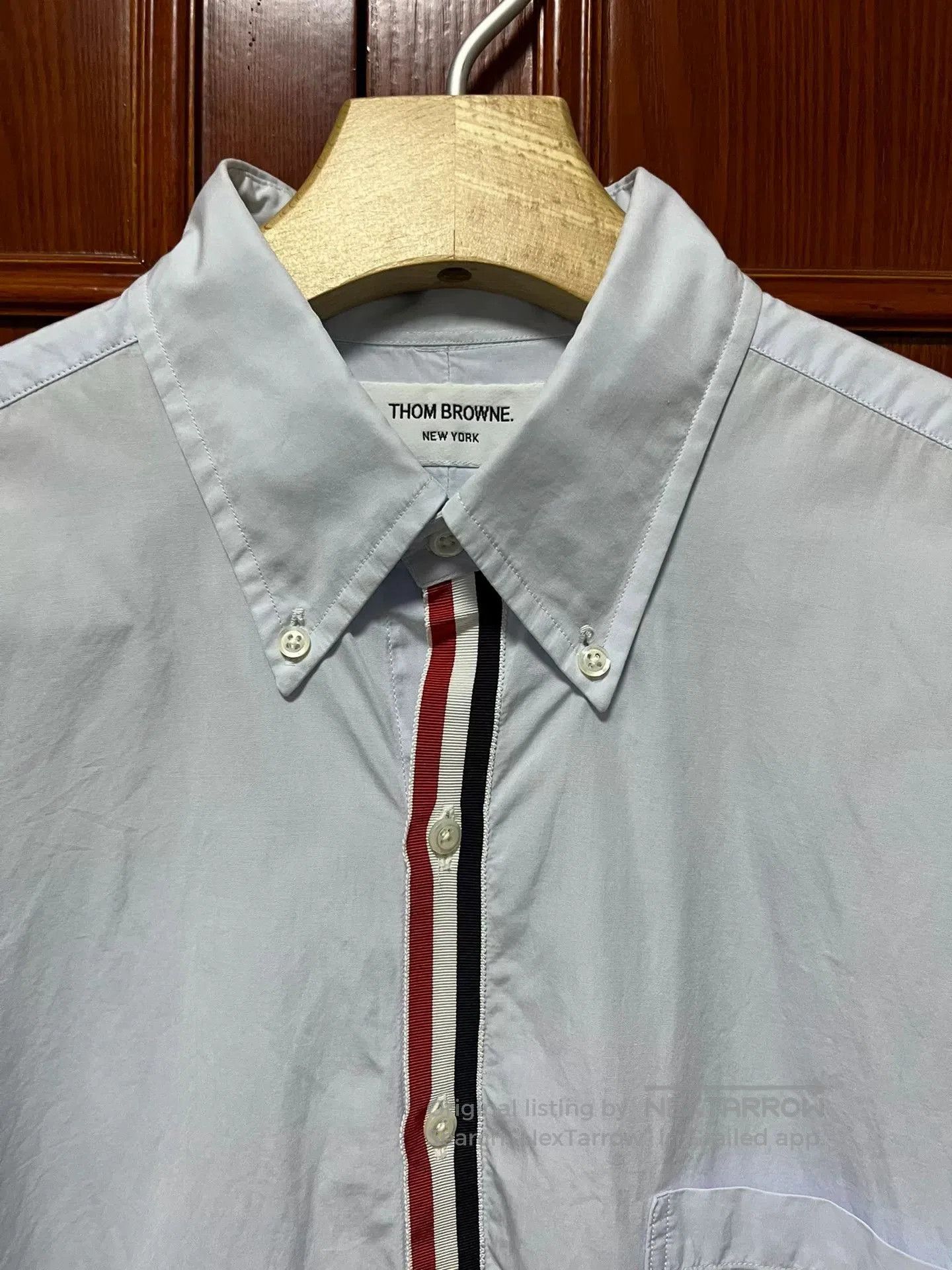 Thom Browne THOM BROWNE Classic Men's Shirt. Size US XL / EU 56 / 4 - 3 Thumbnail