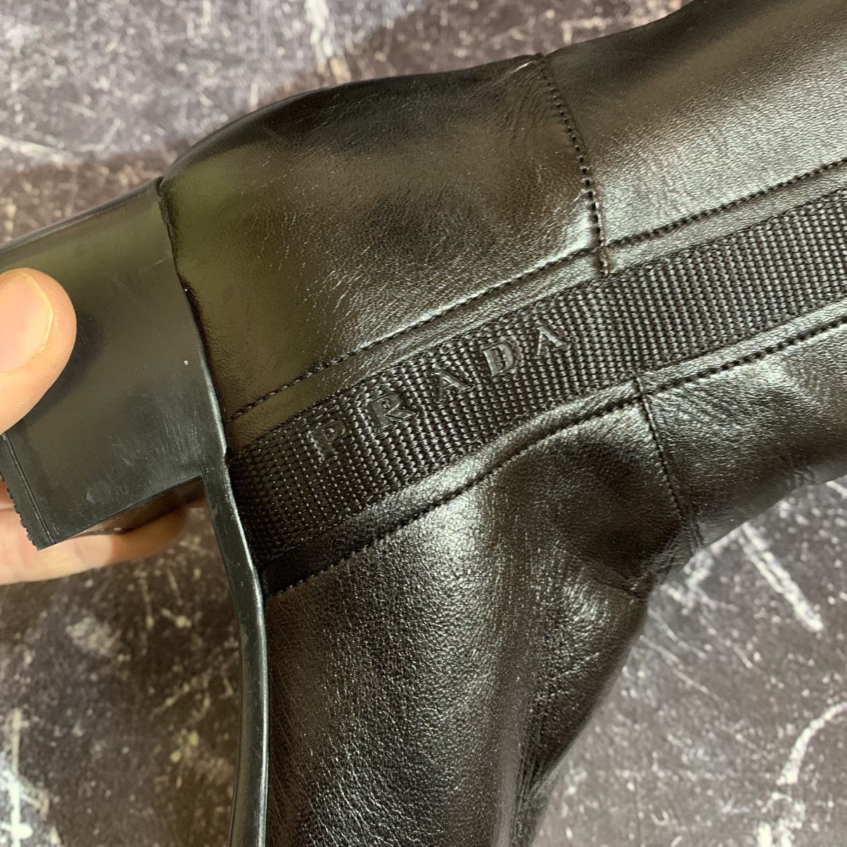 Prada Prada Leather Boots Size 40 Size US 10 / IT 40 - 2 Thumbnail