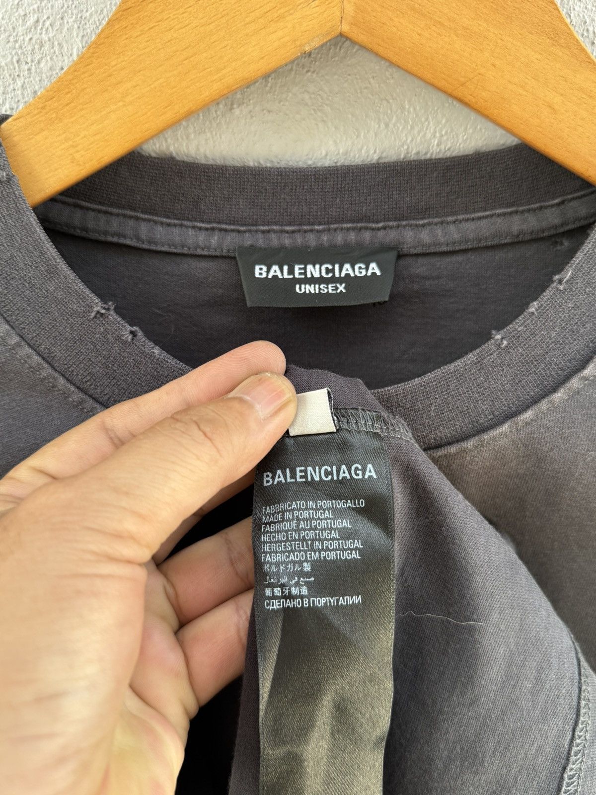 Balenciaga Thrashed Design Balenciaga 2022 Maison Fondee Oversize Tee Size US XL / EU 56 / 4 - 14 Thumbnail