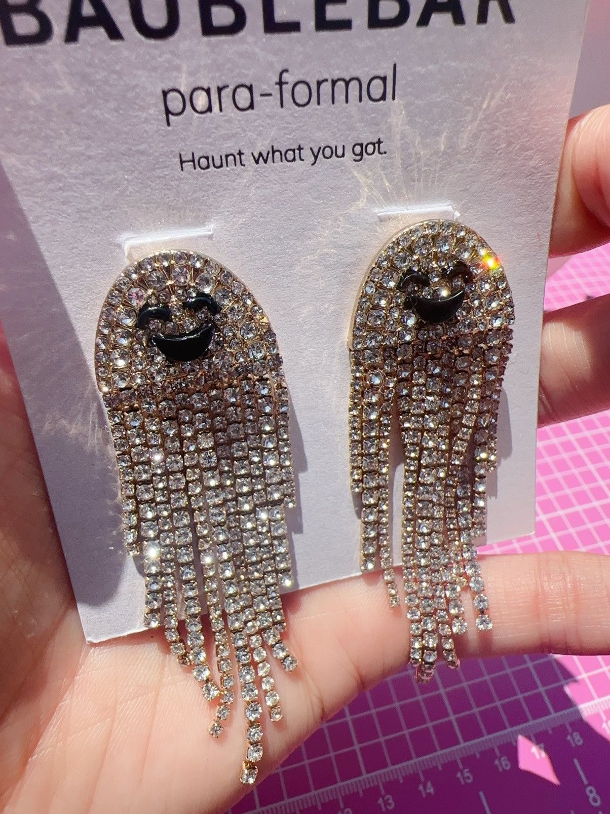 Designer Baublebar crystal diamond paved ghost para-formal Haunt what Size ONE SIZE - 3 Thumbnail