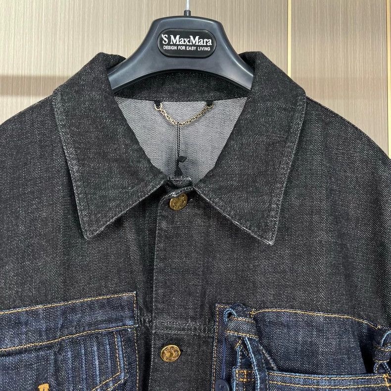 Louis Vuitton Louis Vuitton Embossed Logo Denim Jacket-2506 Size US XXL / EU 58 / 5 - 3 Thumbnail