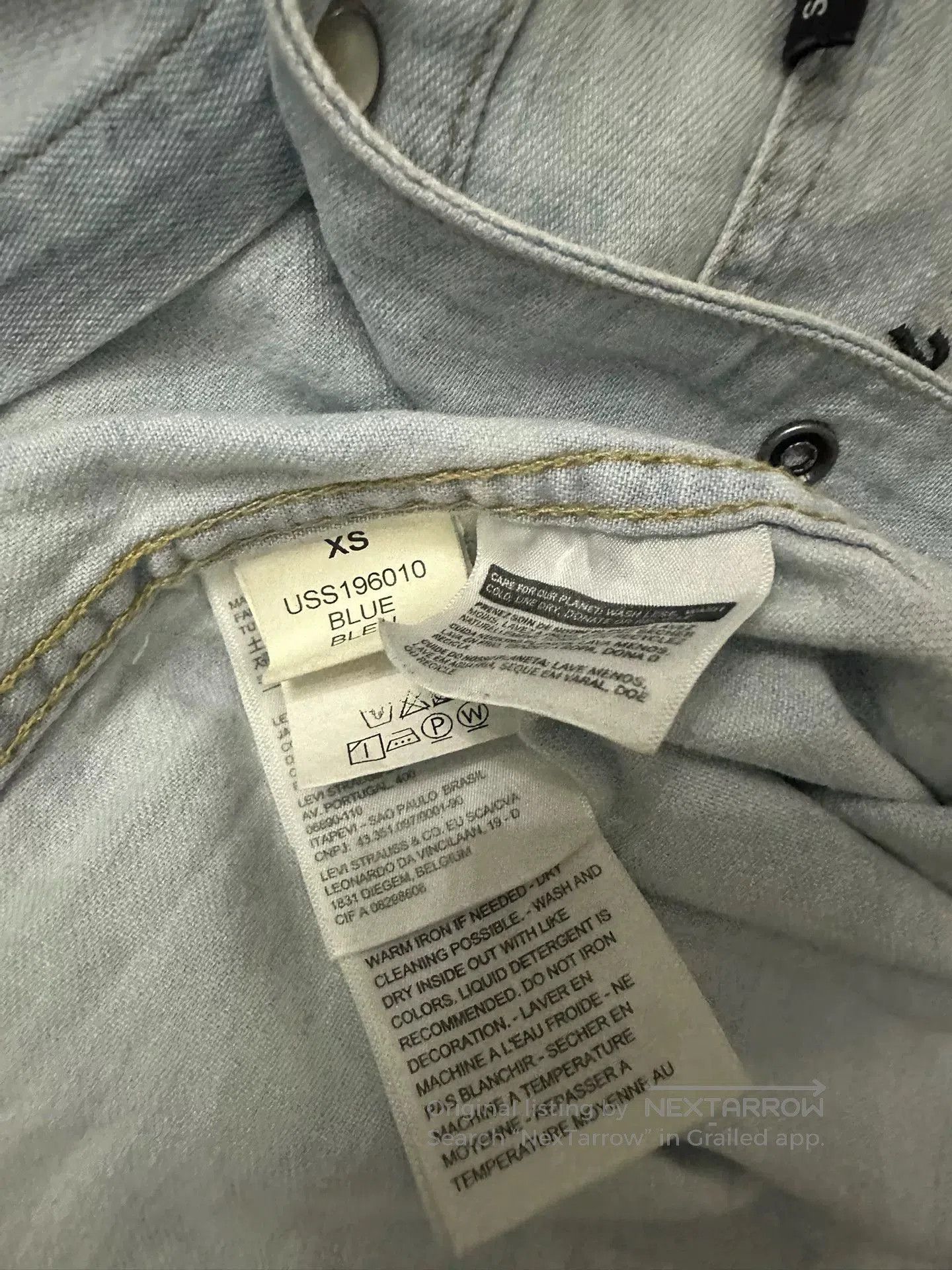 Vetements Vetements Denim Embroidered Shirt Size XS. Size US XS / EU 42 / 0 - 4 Thumbnail