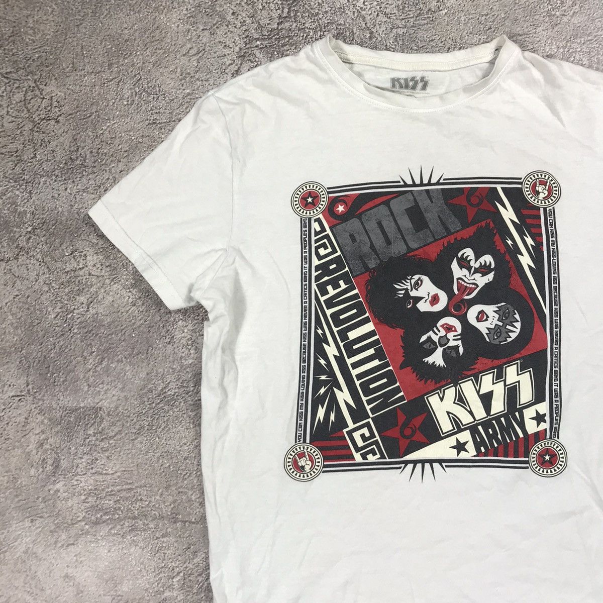 Vintage Vintage 90s Kiss Band Graphic Tee Horror Punk Rock Grunge M Size US M / EU 48-50 / 2 - 3 Thumbnail